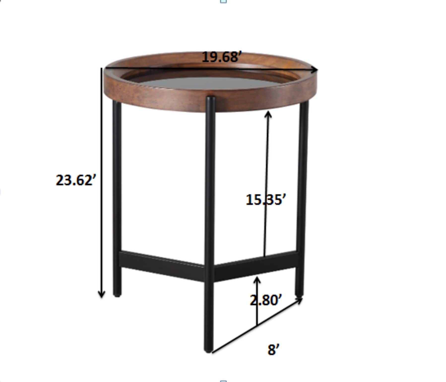 CASAINC WF-ET-1507 End-Tables - View #2