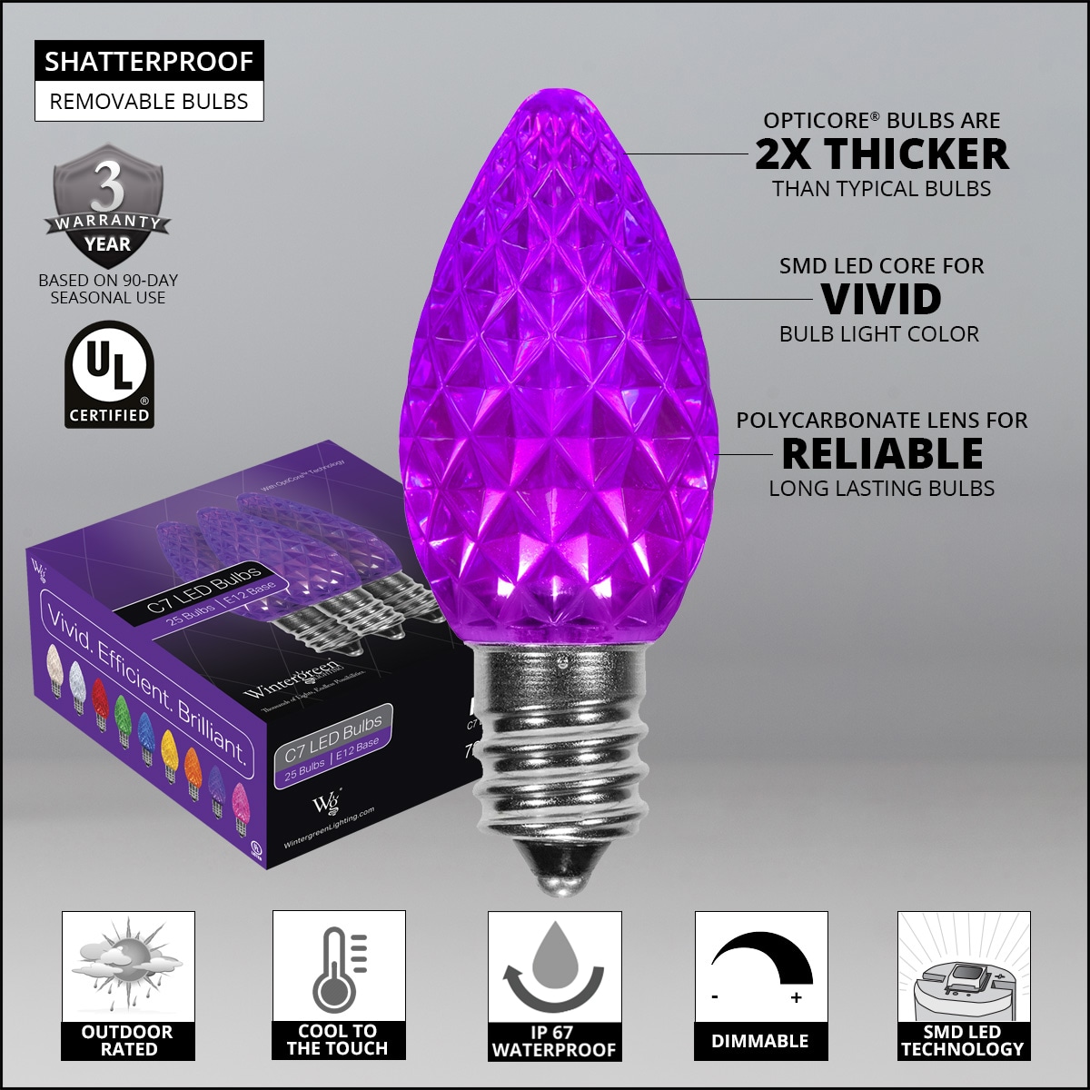 Wintergreen Lighting 72631 String-Light-Bulbs-Fuses - View #2
