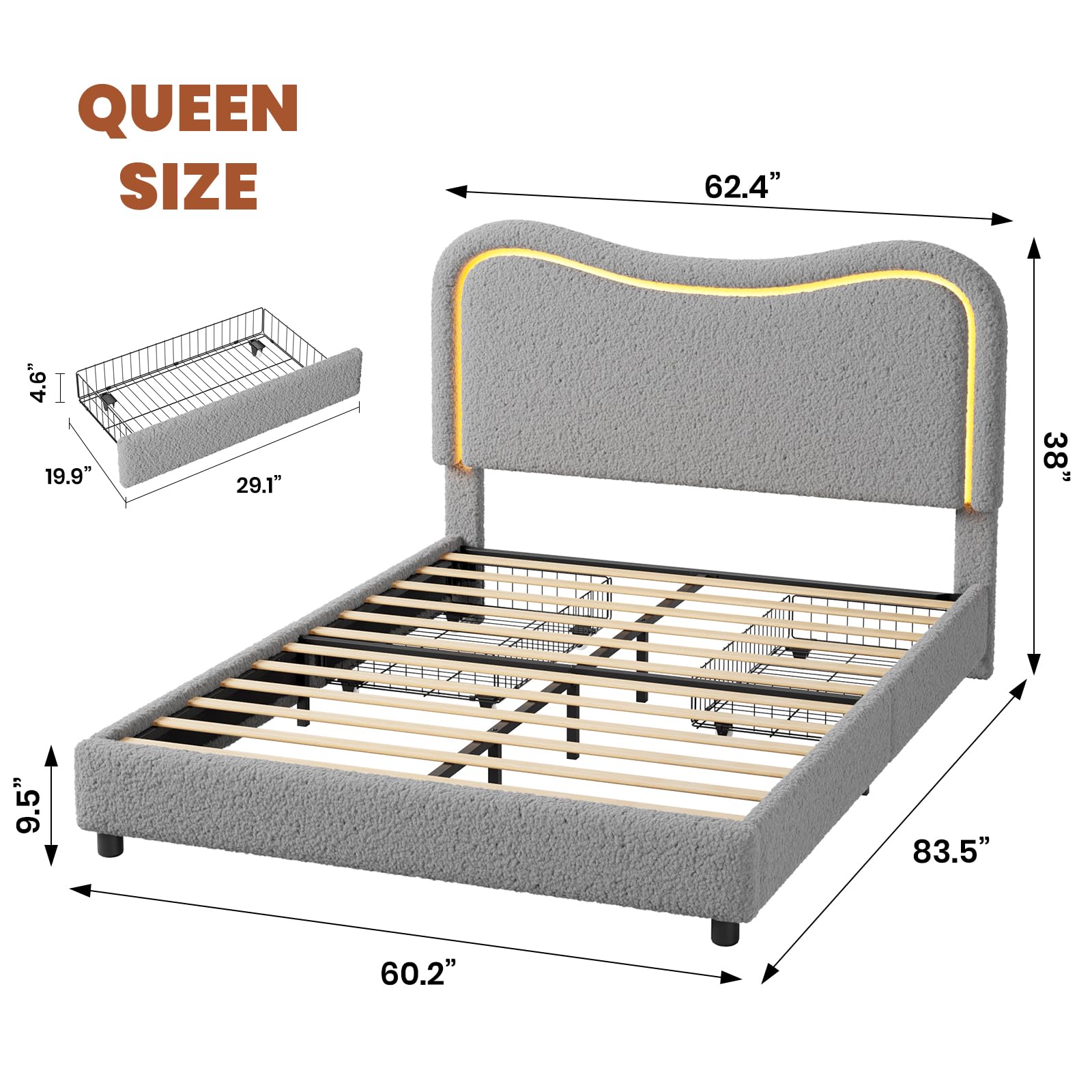GarveeLife C3H-TCS52S23CNQ-RI beds - View #5