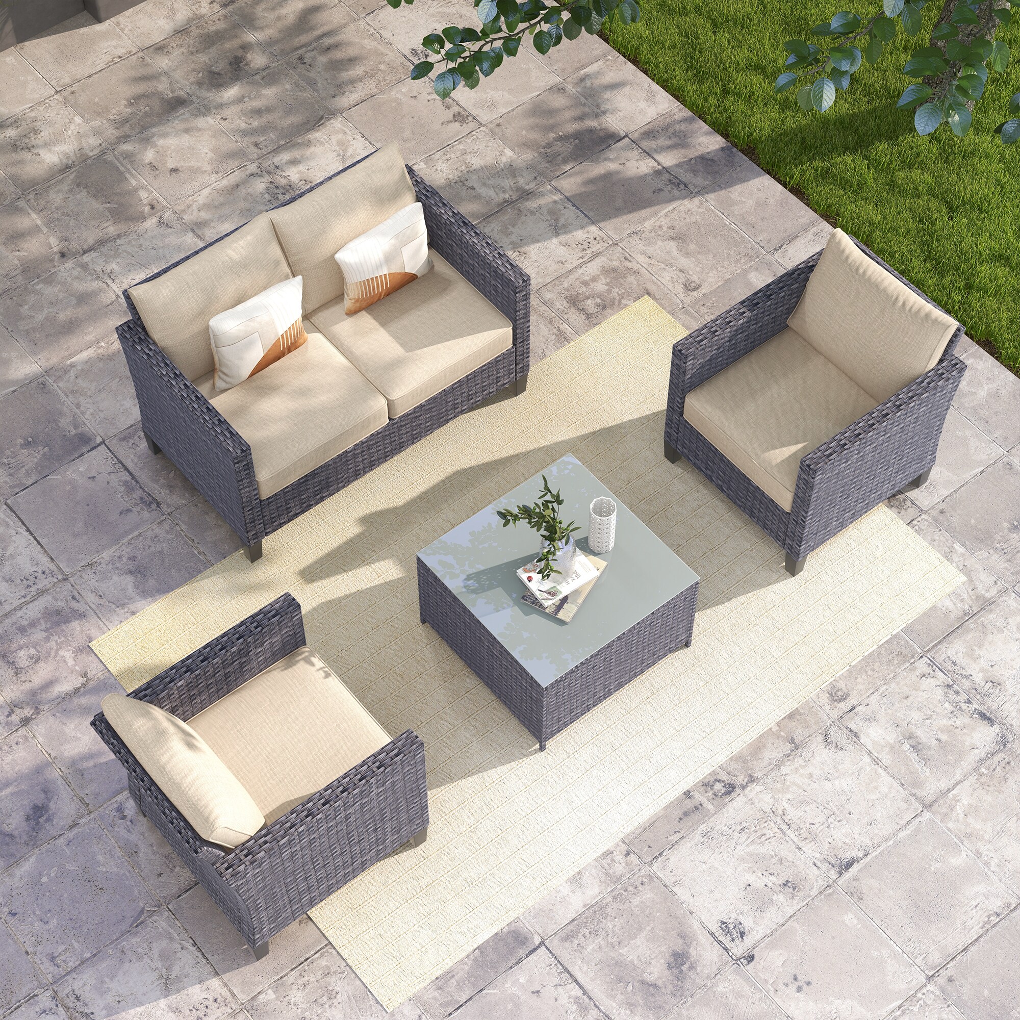 Ovios LRS6024 Patio-Conversation-Sets - View #9