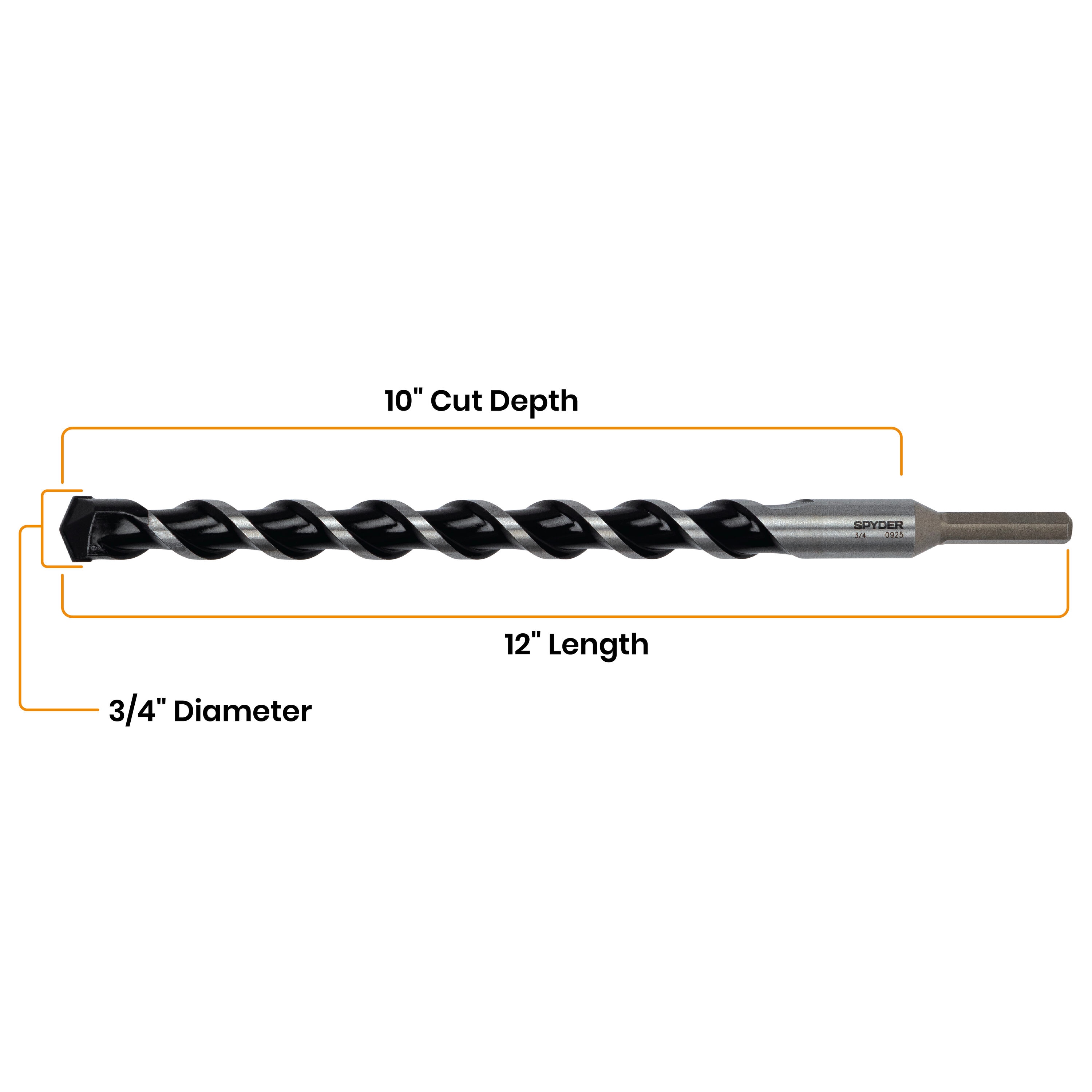 Spyder 950070 Cement-Masonry-Drill-Bits - View #2