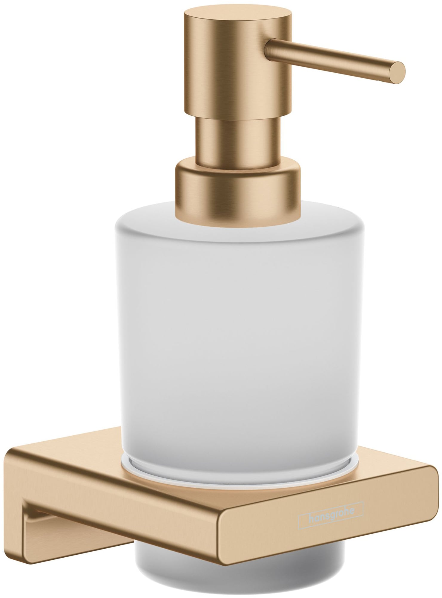Hansgrohe 41745140 AddStoris Brushed Bronze  16-oz. Capacity Wall-mount Soap and Lotion Dispenser