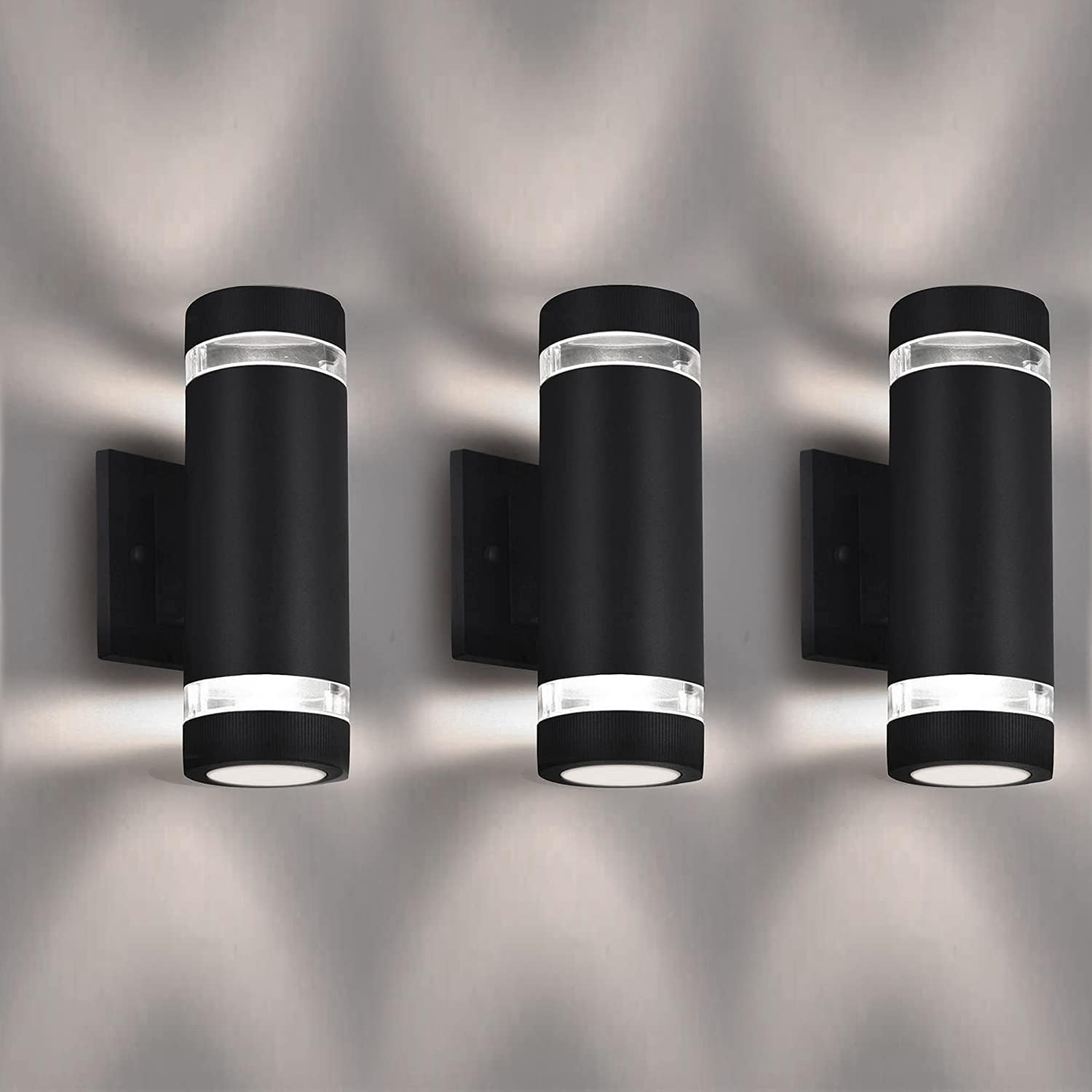 Rosykite - Outdoor Wall Sconce Exterior Lighting Fixture ETL Listed Aluminum Waterproof Wall Moun...