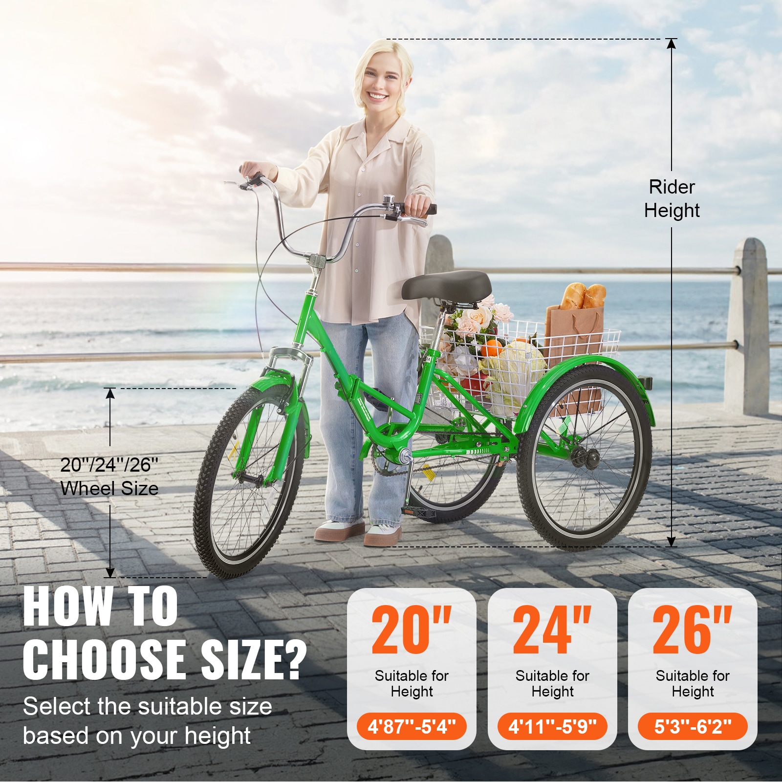 VEVOR ZDKRLSLCLS24AW6WUV0 bikes - View #4