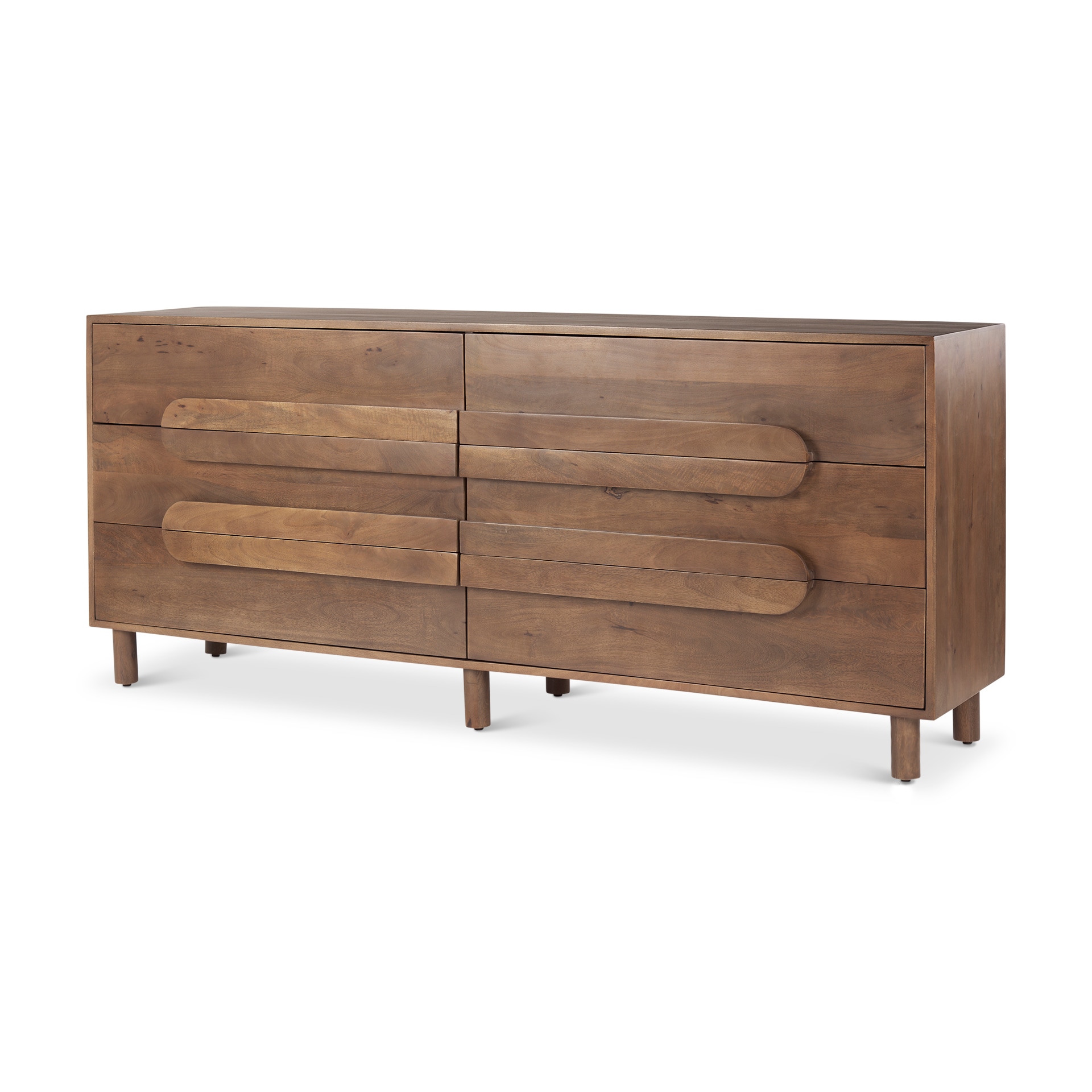 Mercana 69940 Contemporary/Modern Brown Mango Sideboard