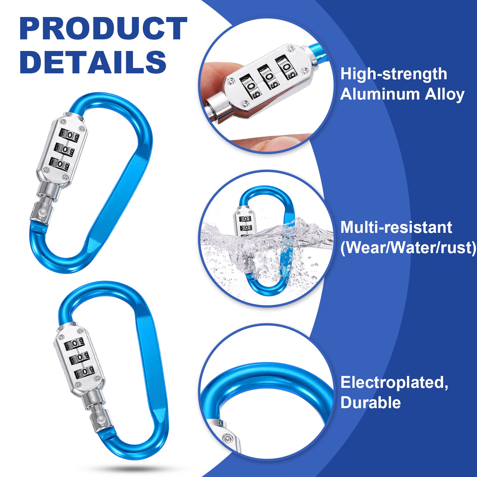 PATIKIL S26052901UX6187 Padlocks-Locks-Cables - View #3