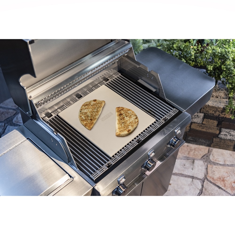 Saber Cordierite Non-stick Pizza Stone in the Grill Cookware department at