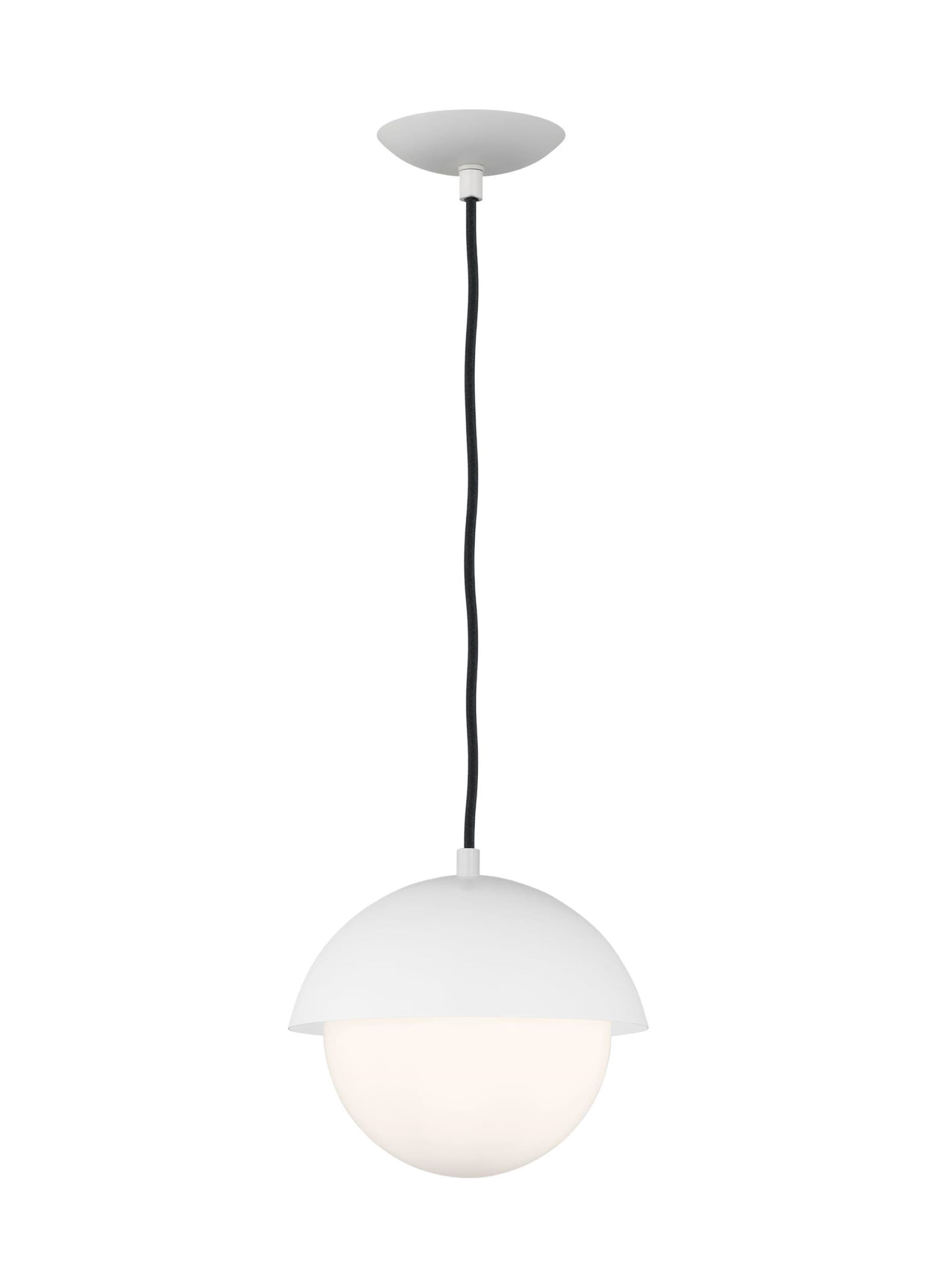 Scott Living DJP1021MWT Hyde Matte White Modern/contemporary Opal glass Linear Mini Hanging Pendant light