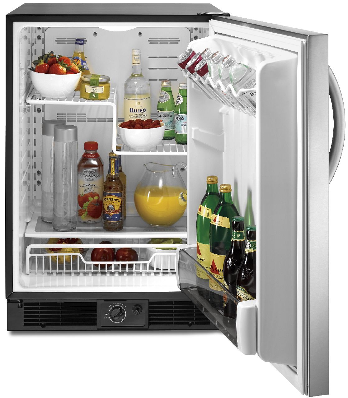 KitchenAid Architect II 5 7 Cu Ft Mini Fridge Stainless Steel At   03481508 