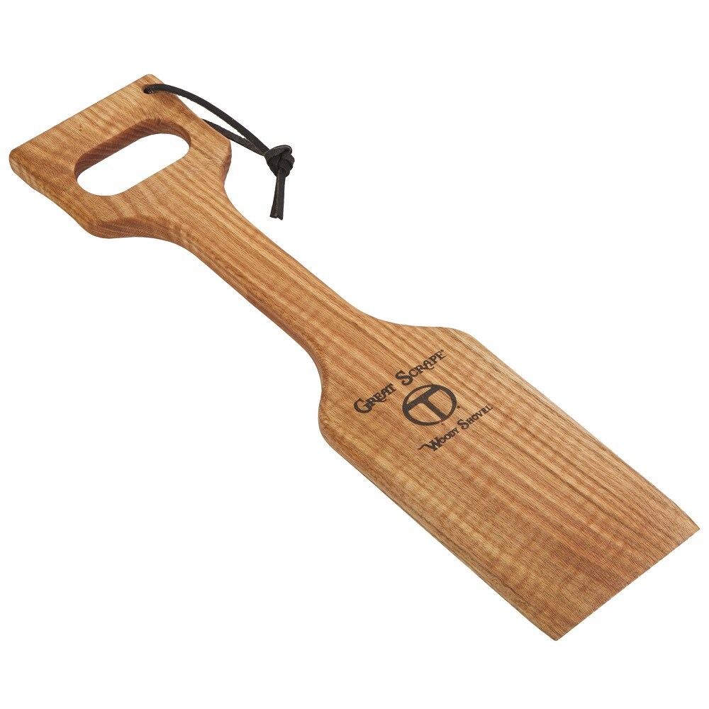 Great Scrape Woody Pro Wood Grill Scraper- The Ultimate BBQ Cleaning Tool,  Alternative to the Wire Brush 