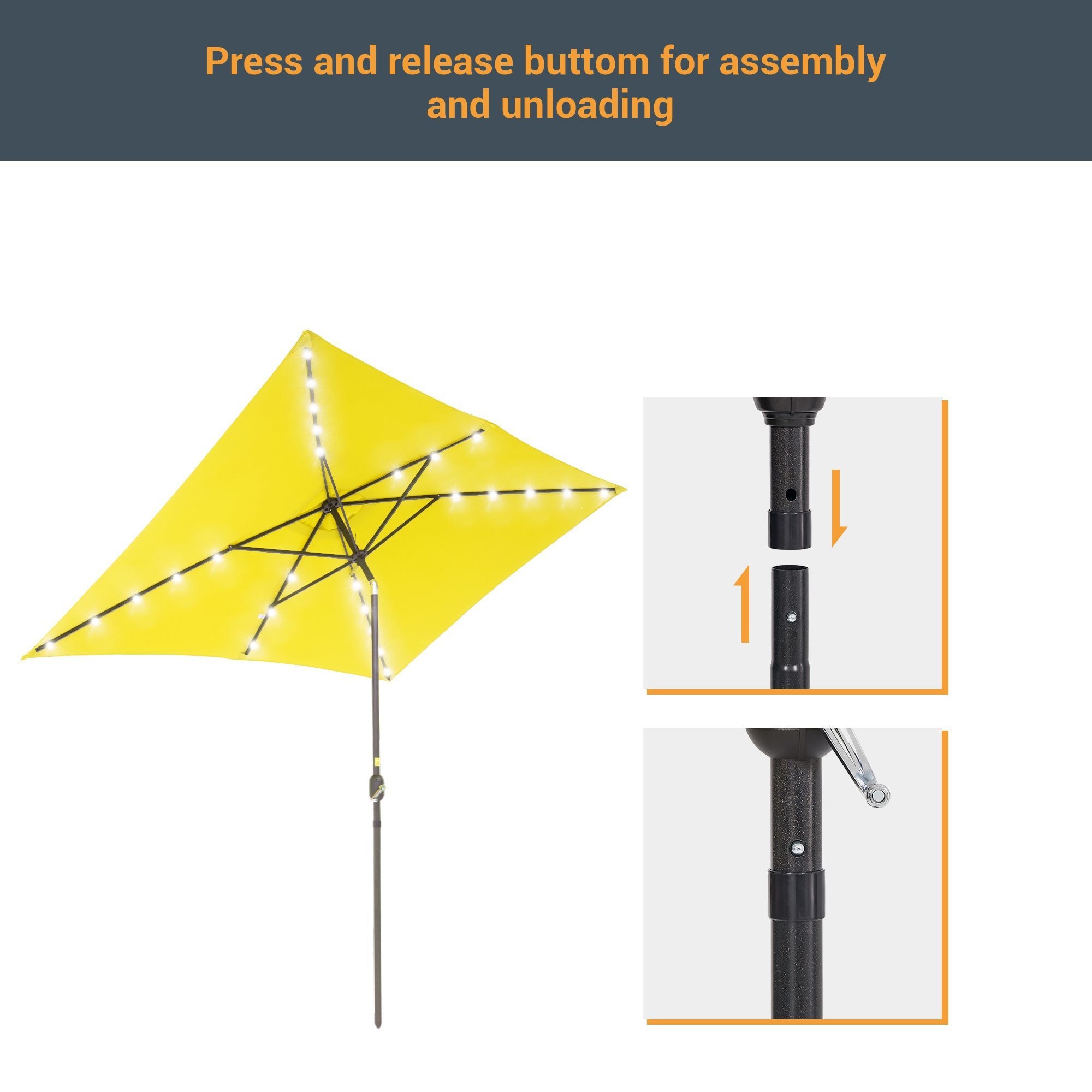 Sonkuki SD-127Y-LED Umbrellas-2 - View #7