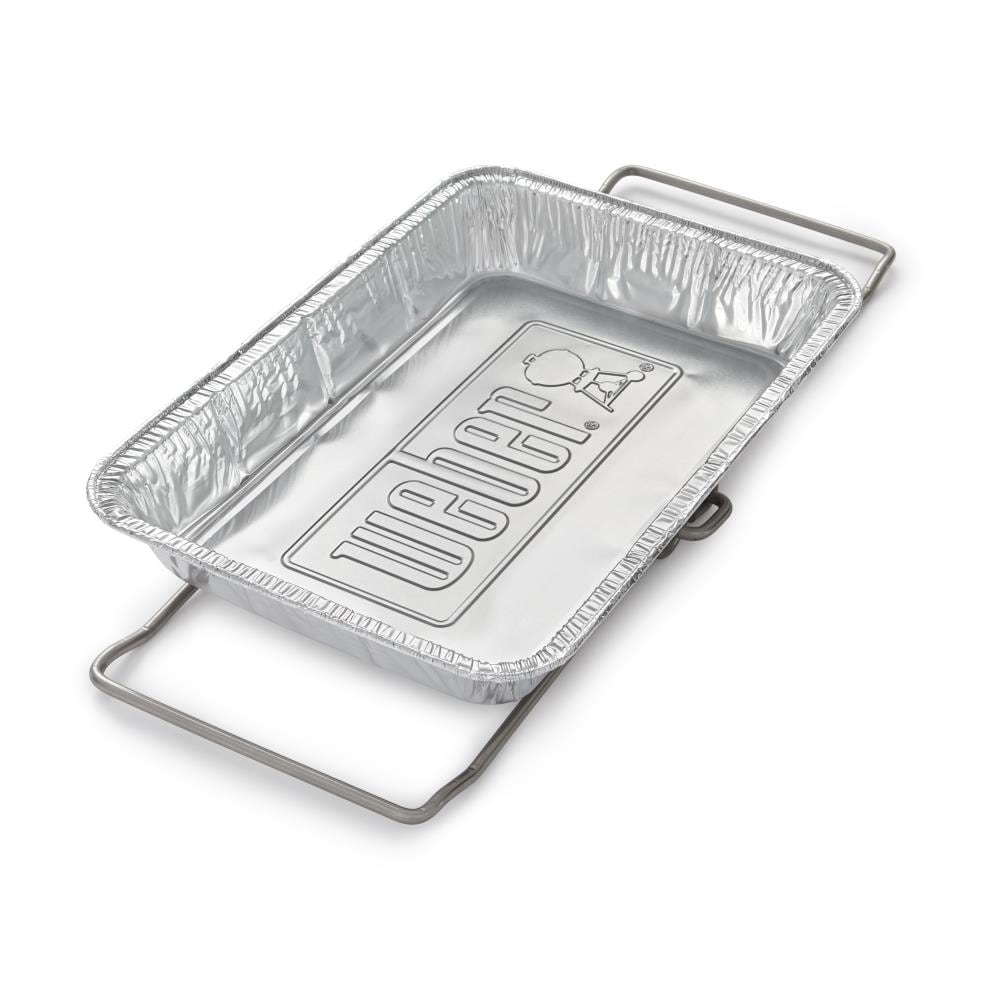 Weber SmokeFire 1.28-in x 7.62-in W Disposable Aluminum Grill in the Grill Drip Pans & Cups department at Lowes.com