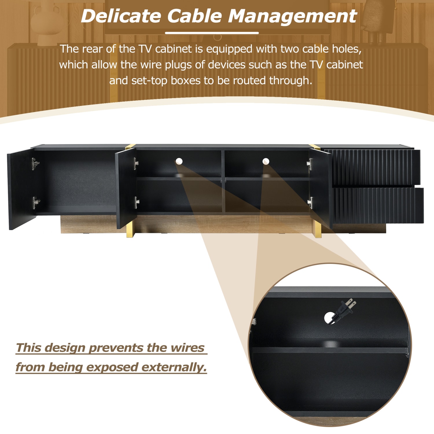 Streamdale Furniture WF531671AAB Tv-Stands - View #3