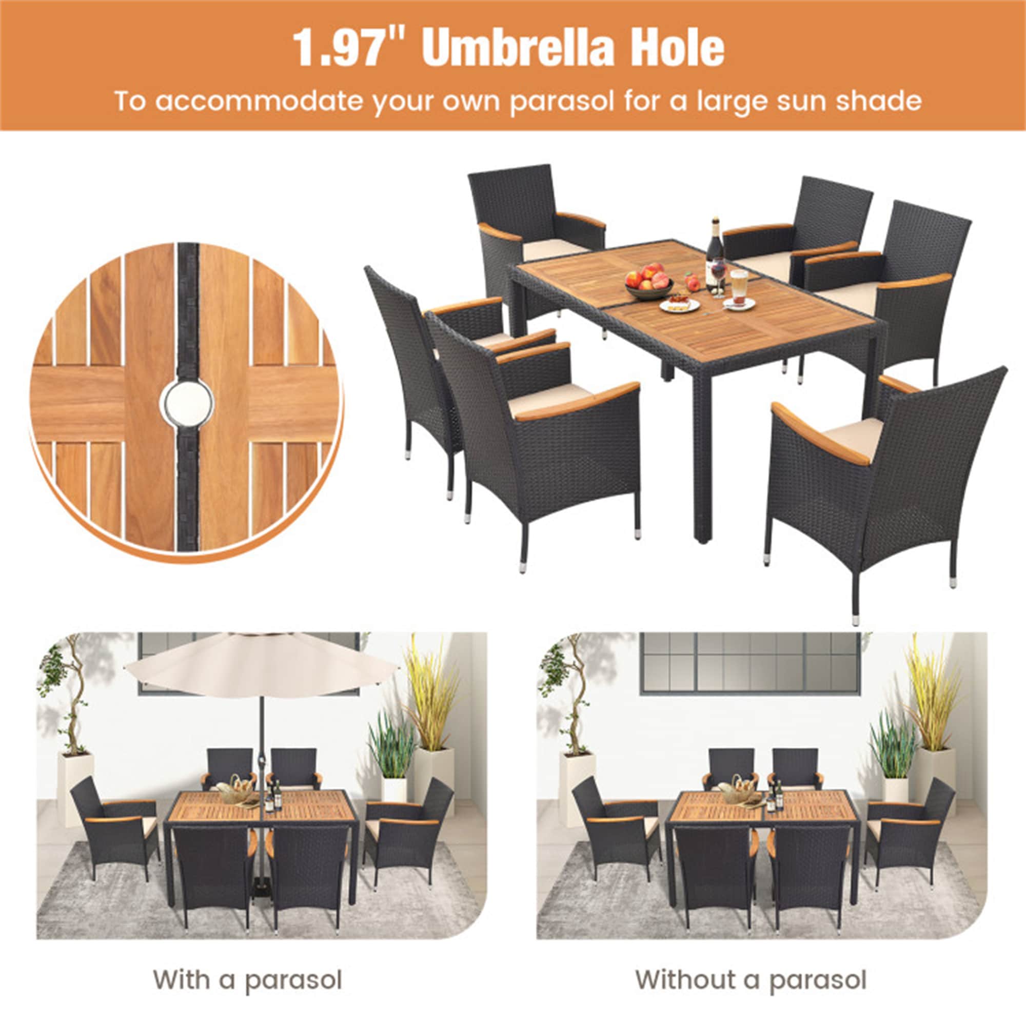 BABOOM BOM-10405+-CO Patio-Dining-Sets - View #4