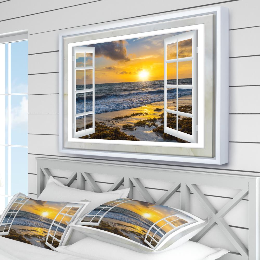 Designart FL11439-46-36-WH Wall-Art - View #3