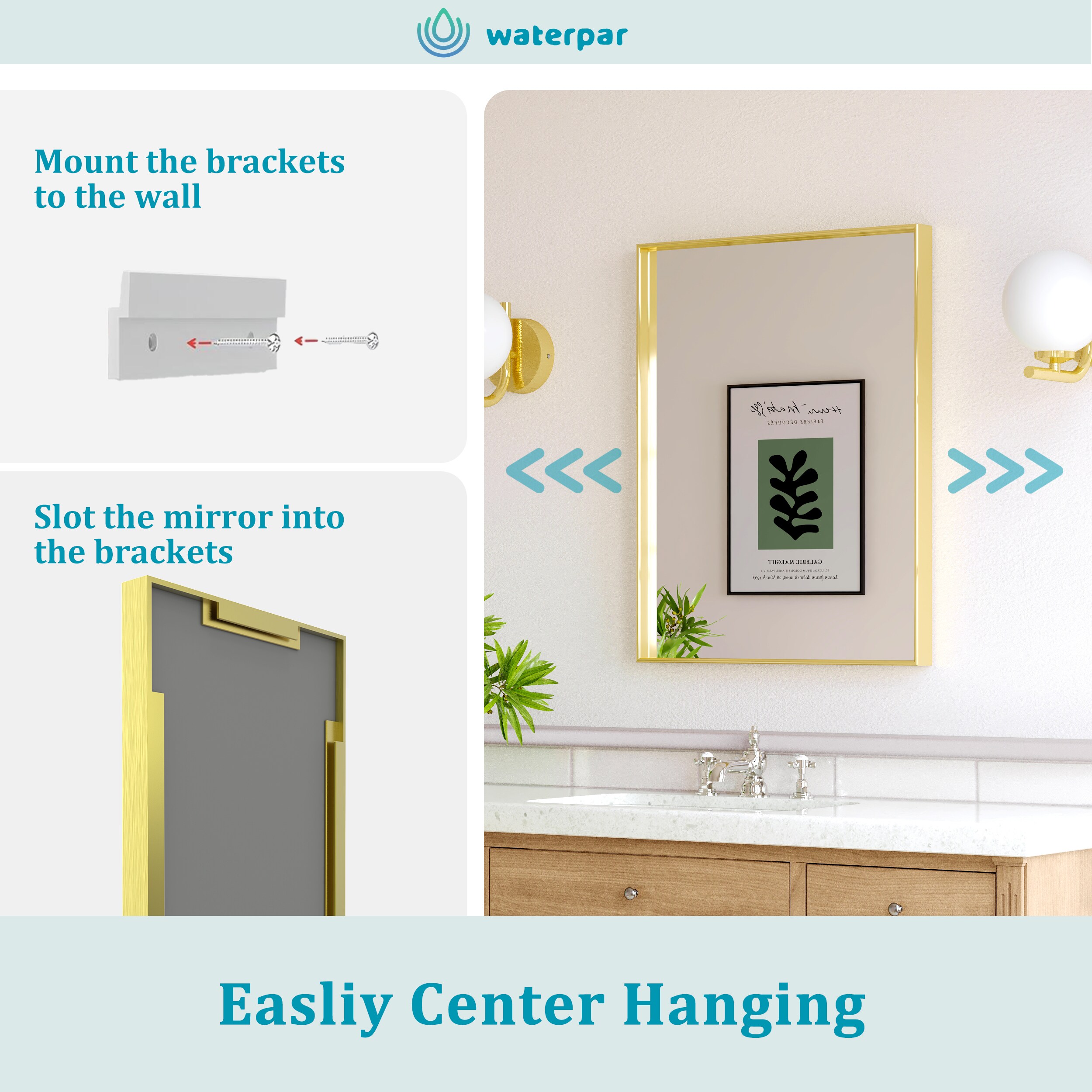 waterpar WPLO-2230 Framed-Bath-Mirrors - View #7