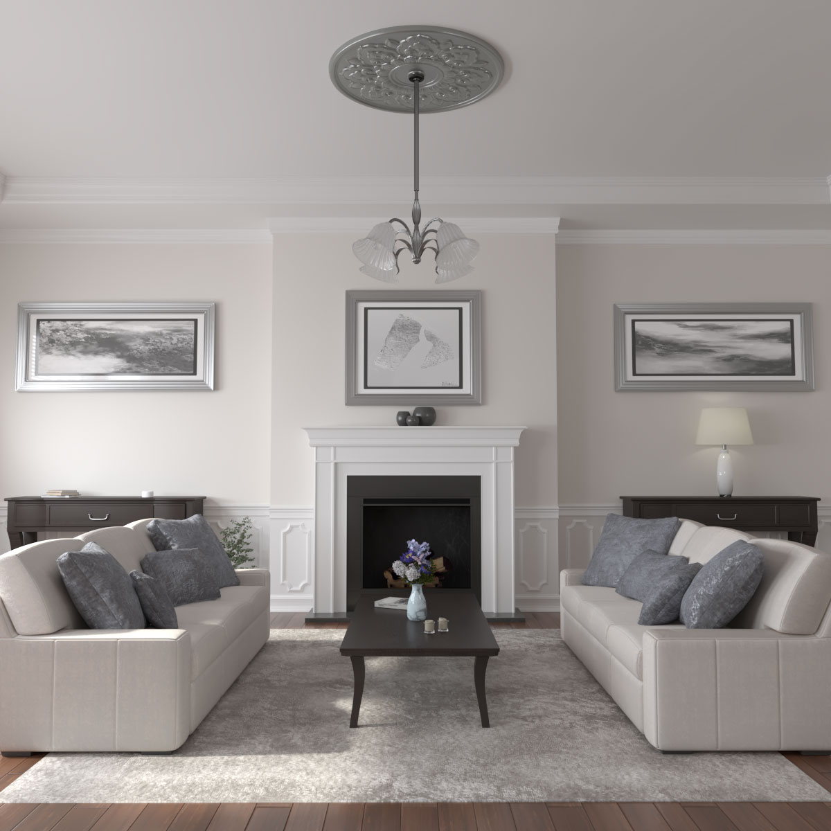 Ekena Millwork CM50LOSLS Ceiling-Medallions - View #4