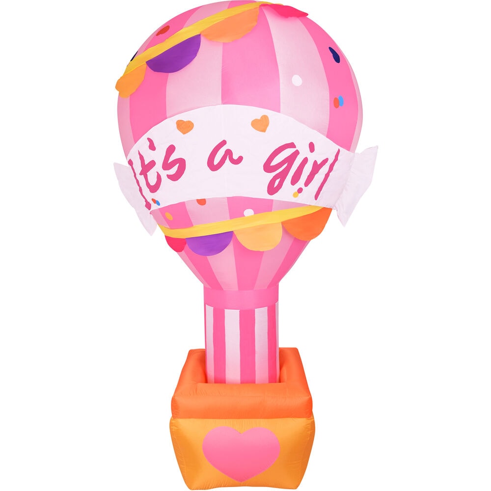 Fraser Hill Farm FREDITSAGRL101-L 118-in H Lighted Baby shower Inflatable