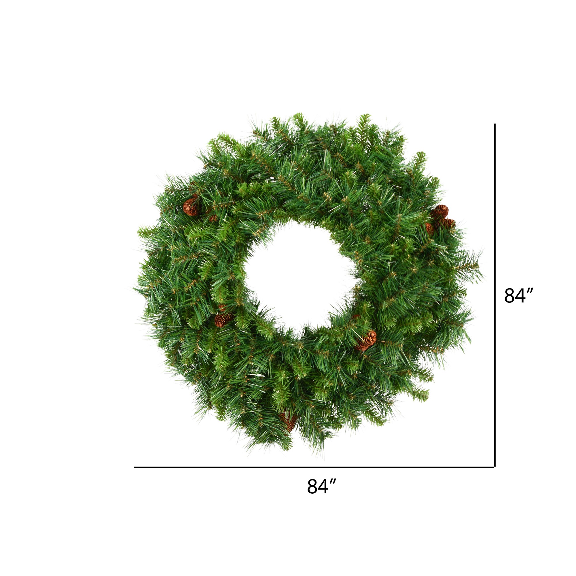Vickerman A801084 Artificial-Christmas-Wreaths - View #2