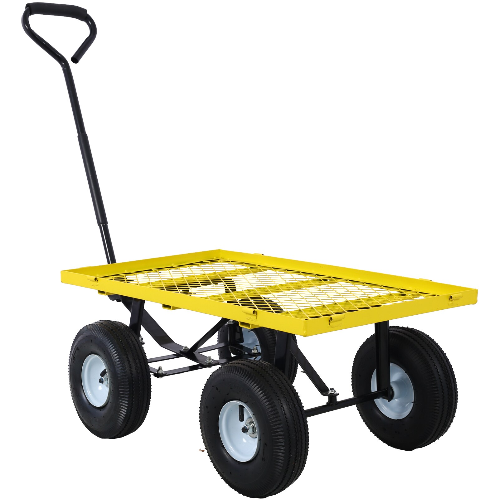 AHIOU HOME 3-cu ft Steel Folding Yard Cart in the Yard Carts department ...