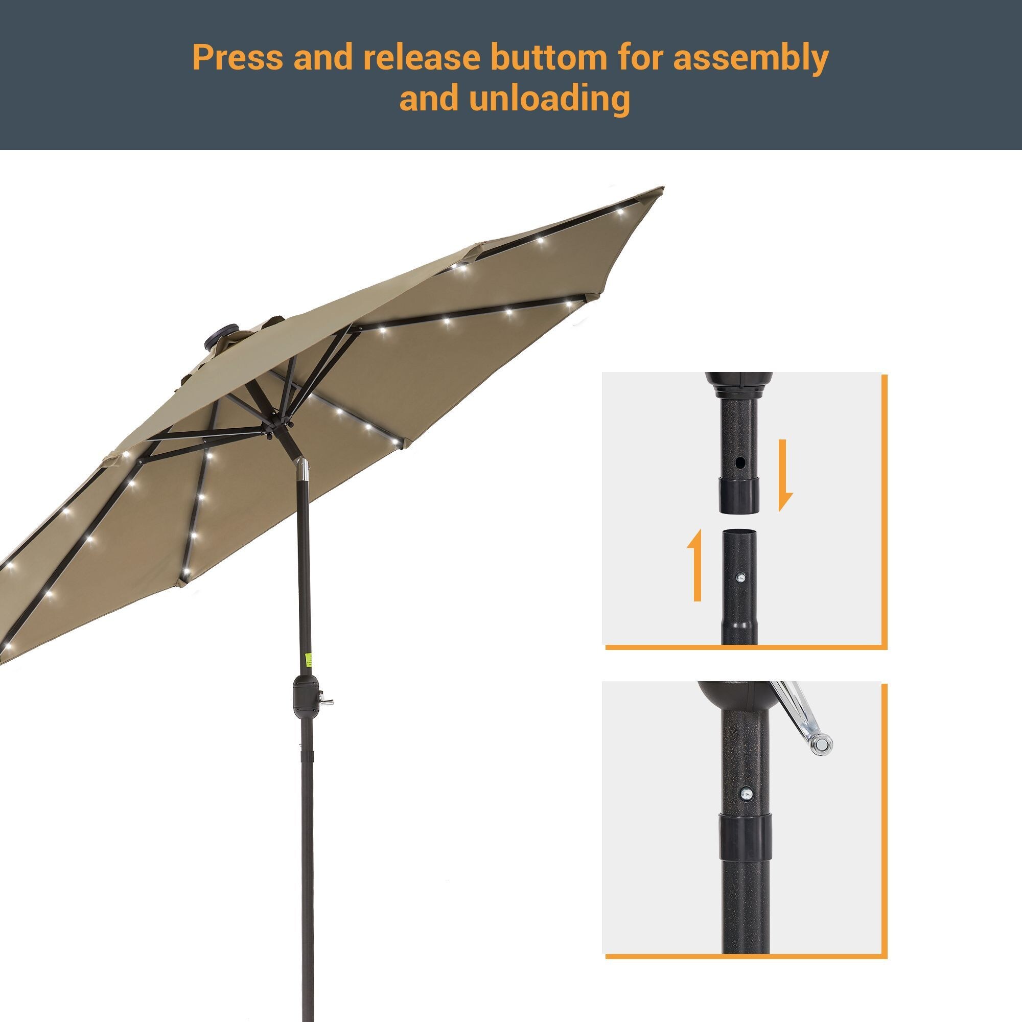 Sonkuki SD-027K-LED Umbrellas-2 - View #7