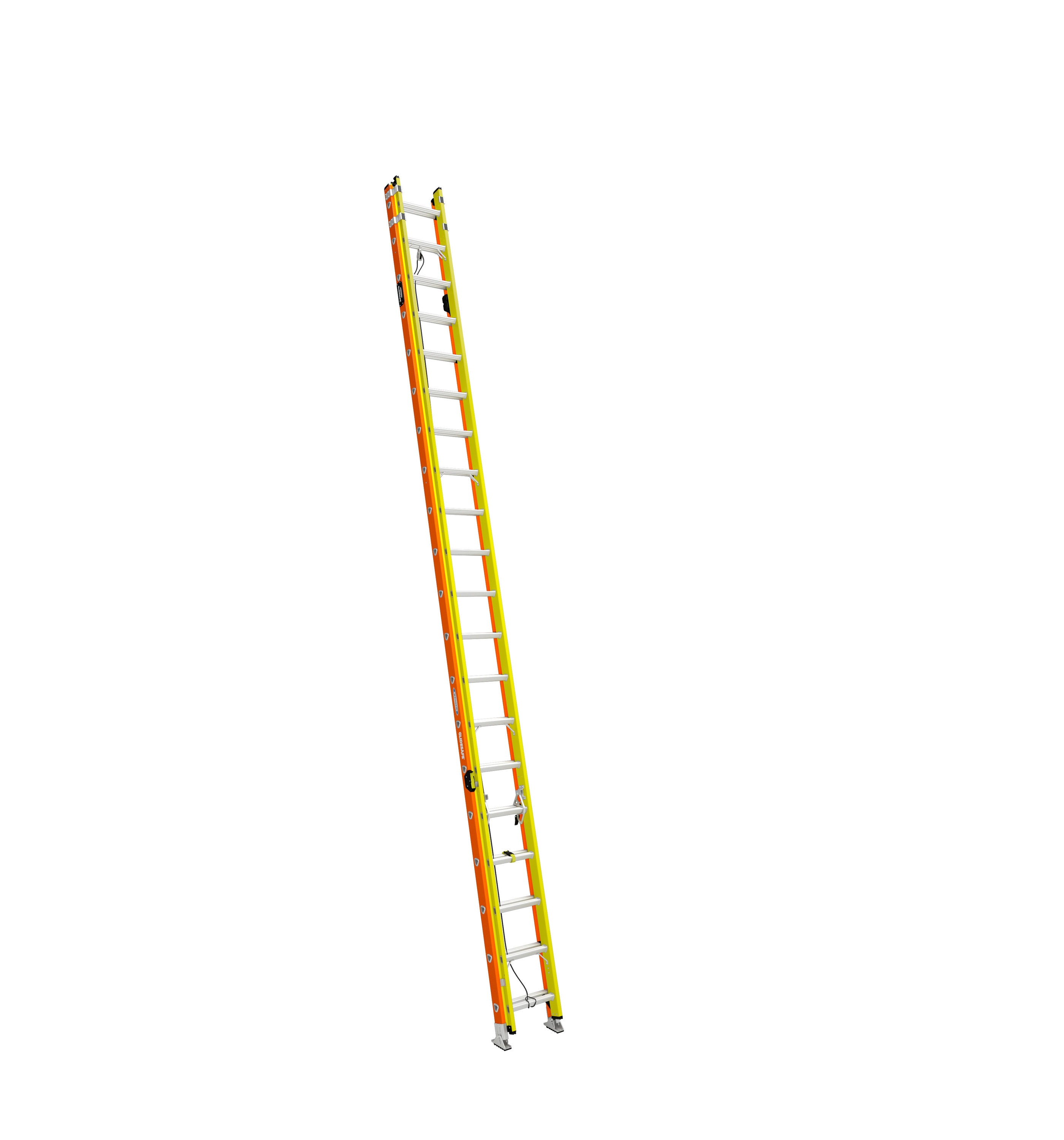Louisville Ladder 20 Foot Fiberglass Extension Ladder With Pro Top