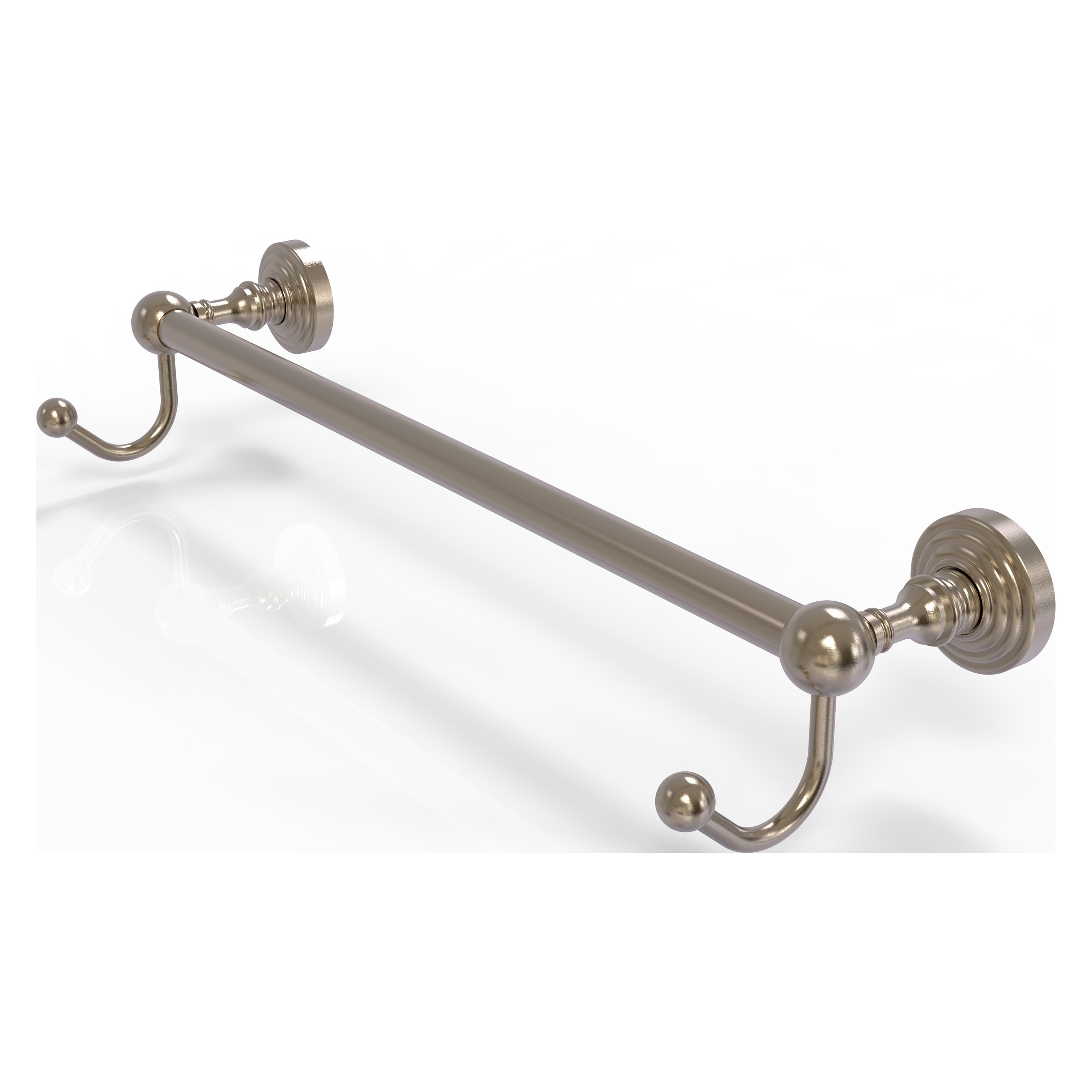 Allied Brass WP-41-18-HK-PEW Waverly Place 18-in Antique Pewter Wall mount Single Towel Bar