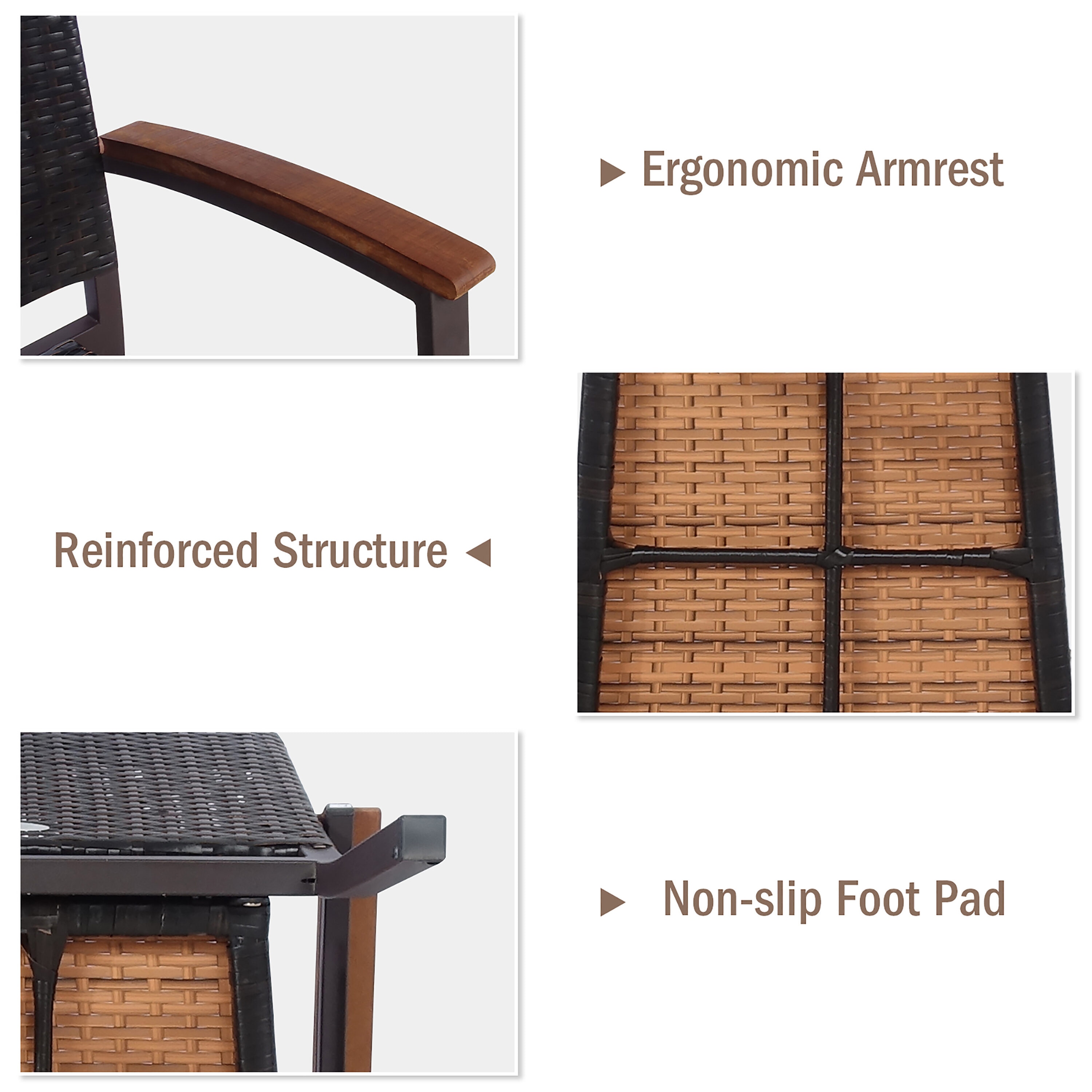 Costway HW69420 Patio-Chairs - View #2
