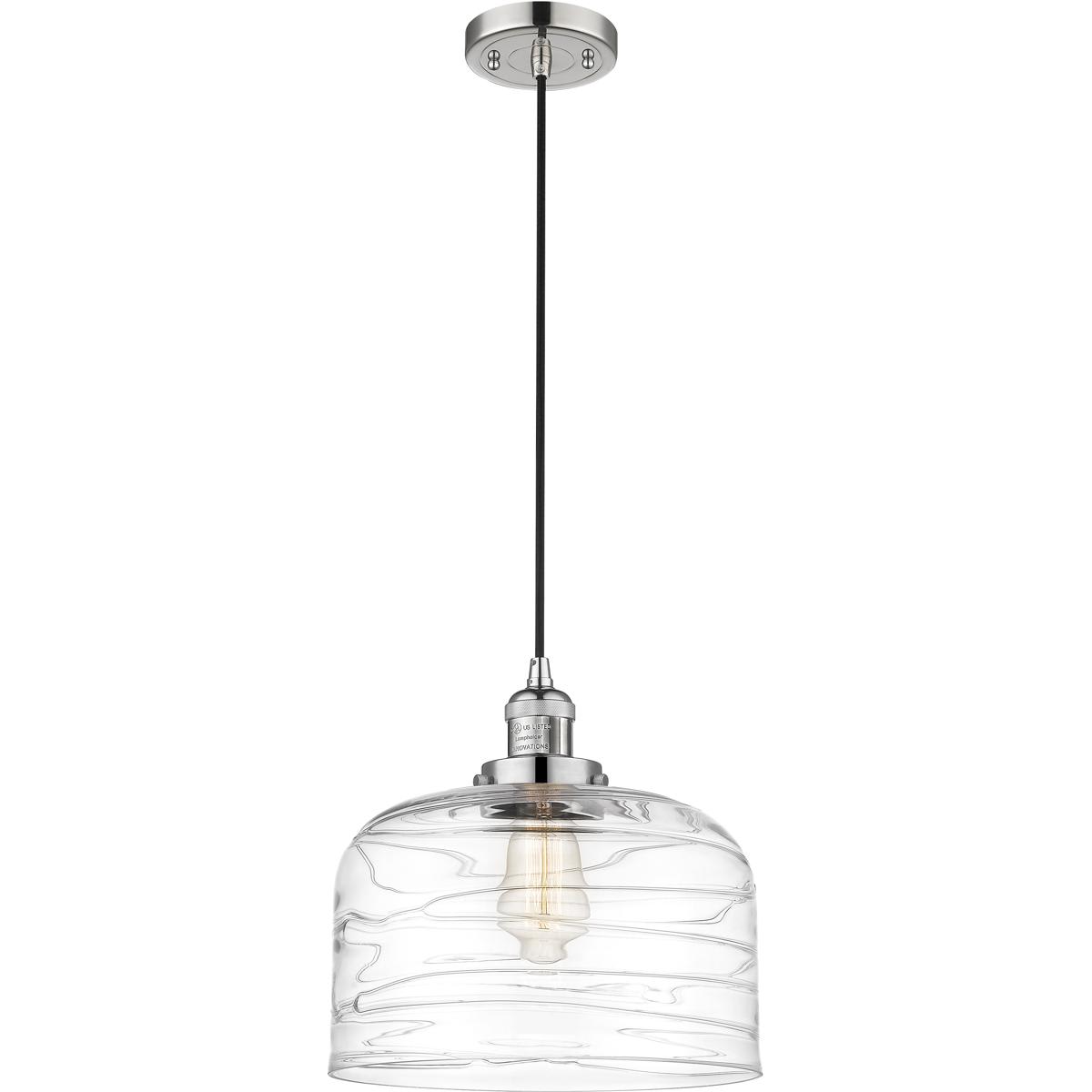 Innovations Lighting 2417974 201C-PN-G713-L-LED Franklin Restoration Bell Mini Pendant