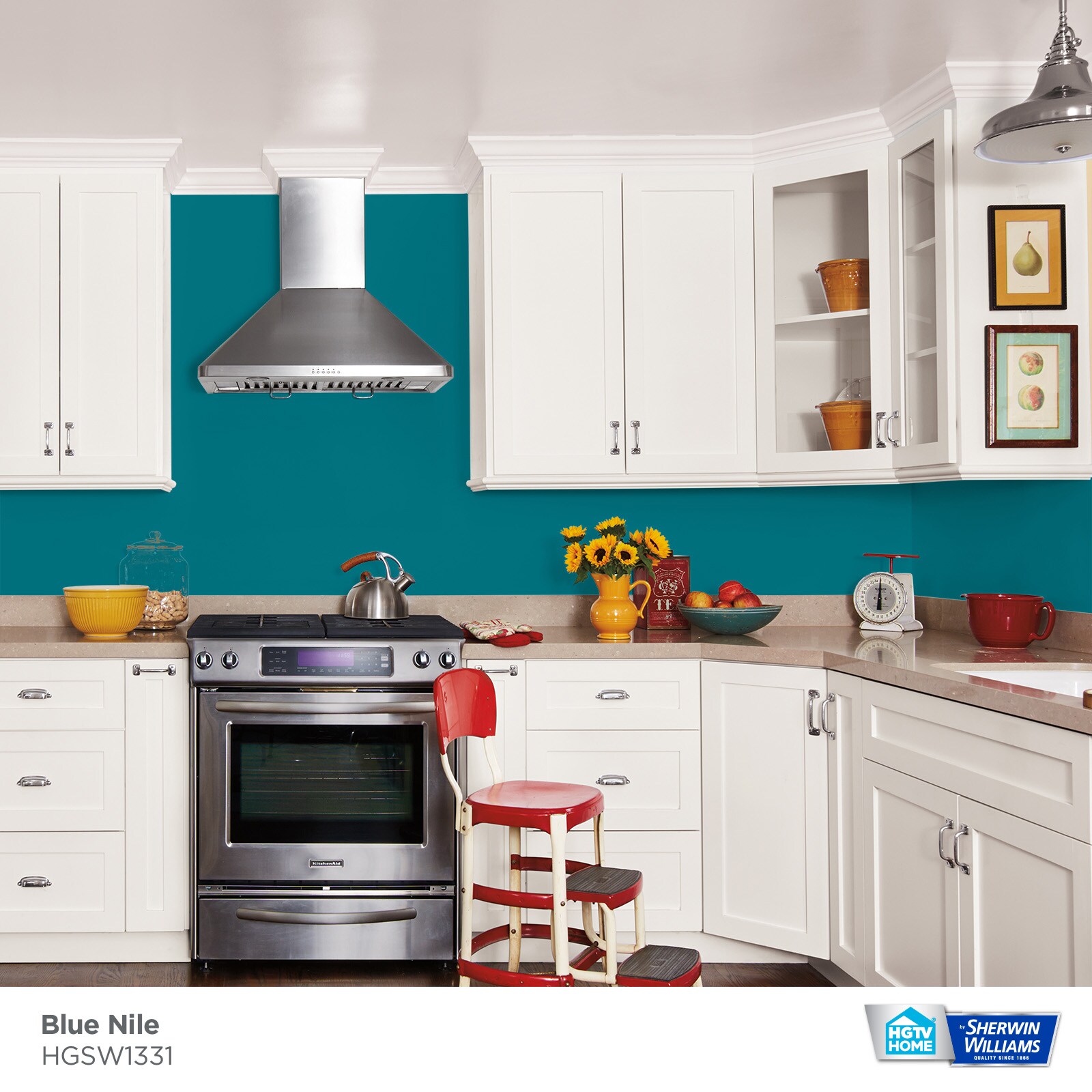 HGTV HOME by Sherwin-Williams Blue Nile Hgsw1331 Paint Sample (Half-Pint)  at