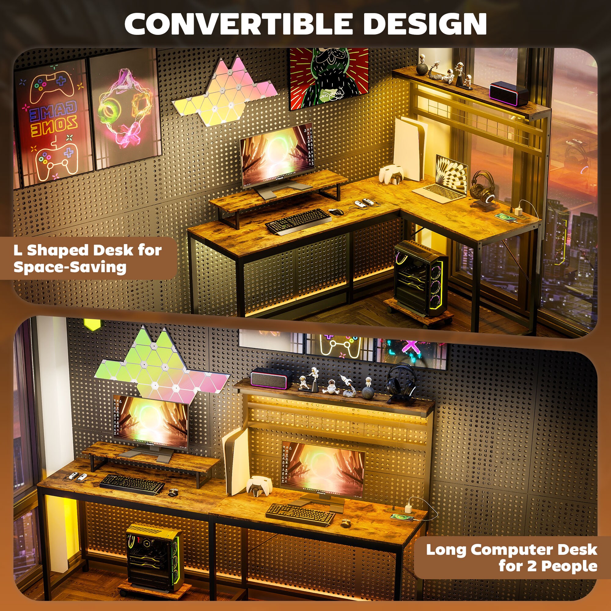 HomCom 836-600V80RB desks - View #7