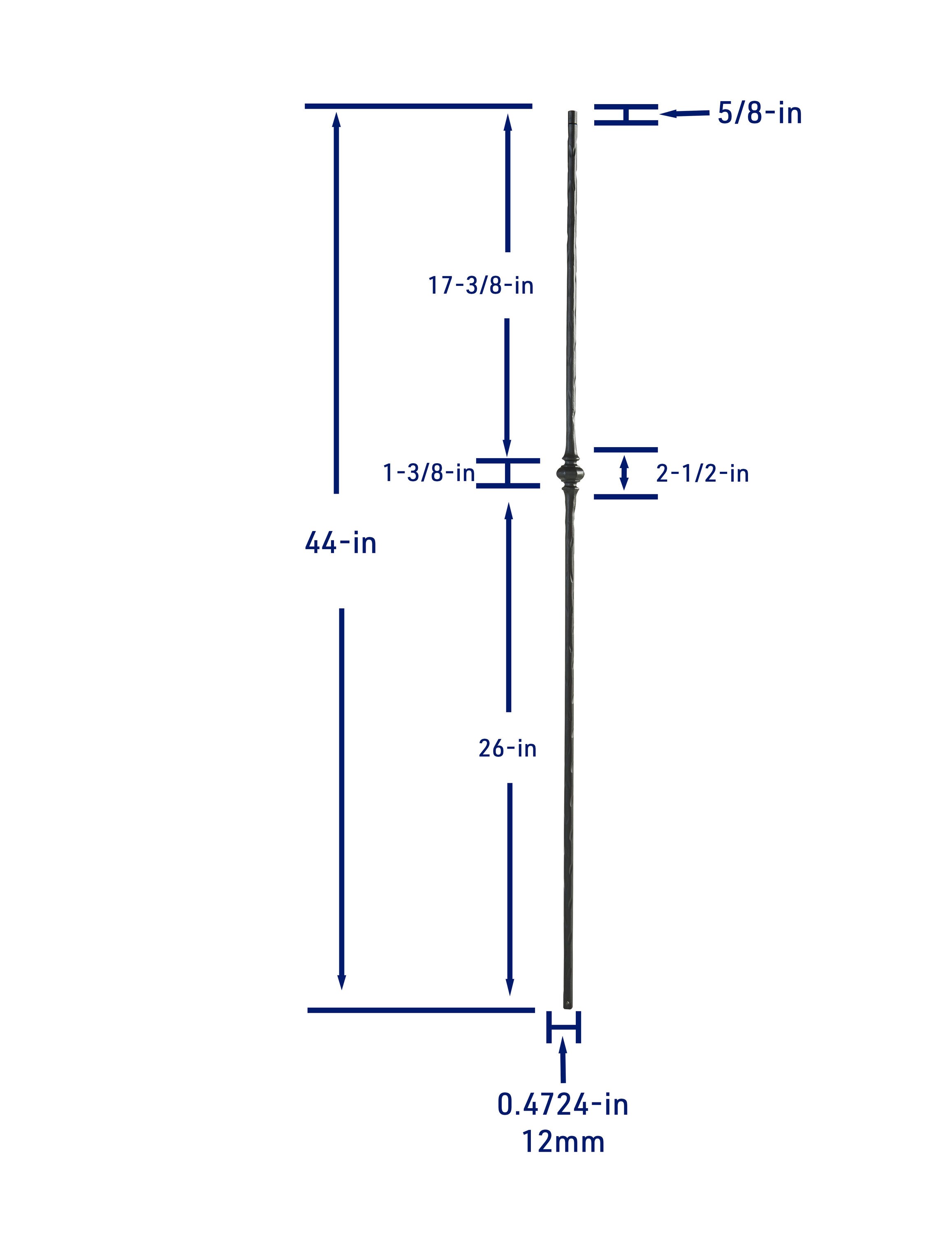 Crown Heritage 4581071FB44 Interior-Stairpart-Balusters - View #4