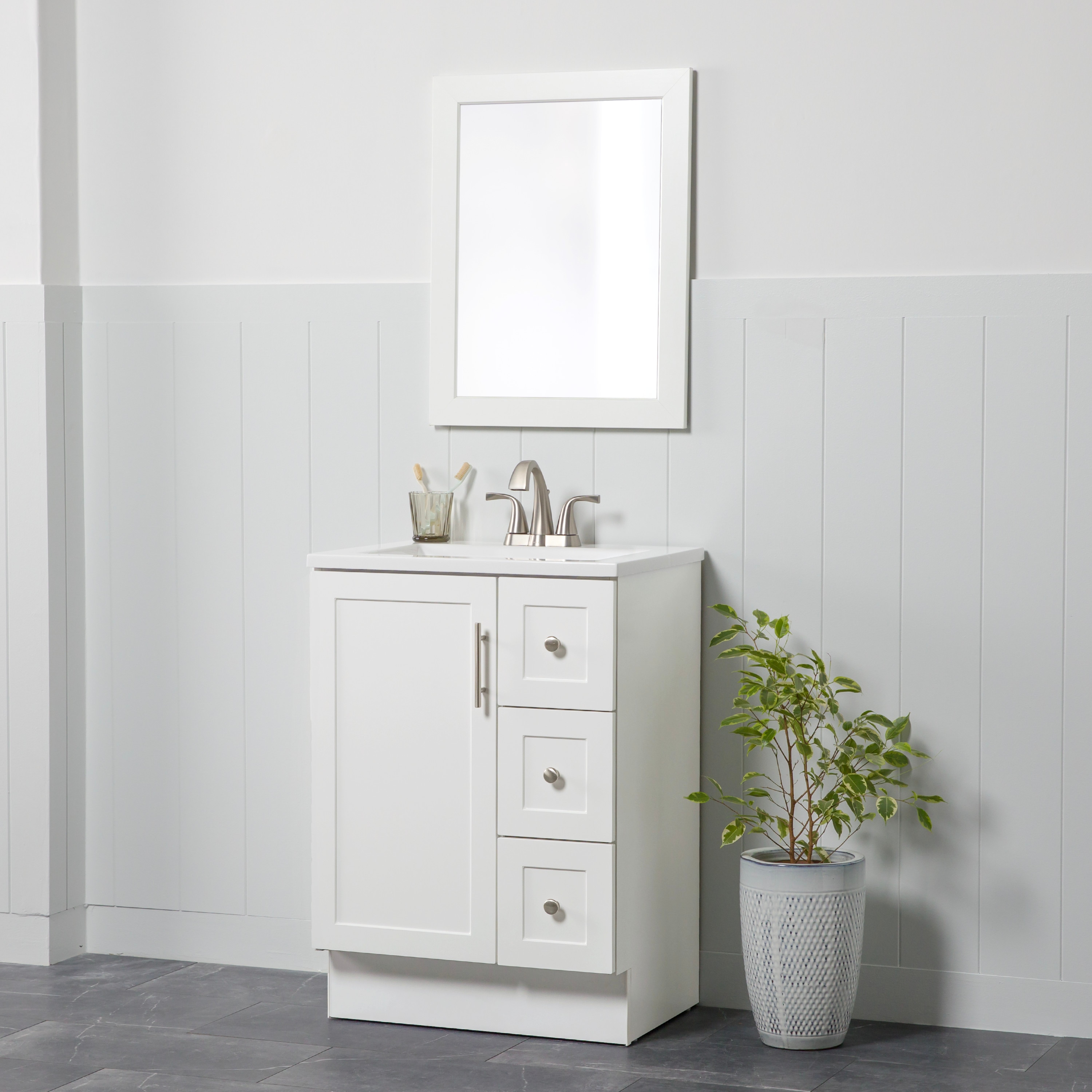 Project Source DV24P2-WH Bath-Vanity-Combo - View #6