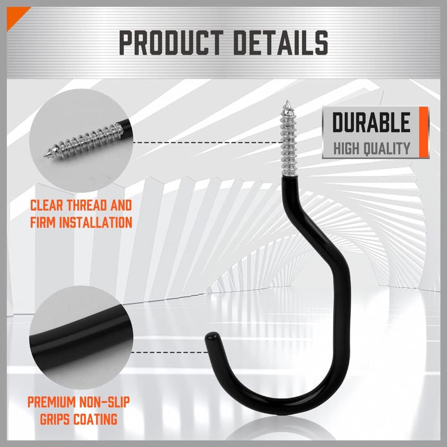 Etokfoks EFT1012A03 Garage-Storage-Hooks - View #3