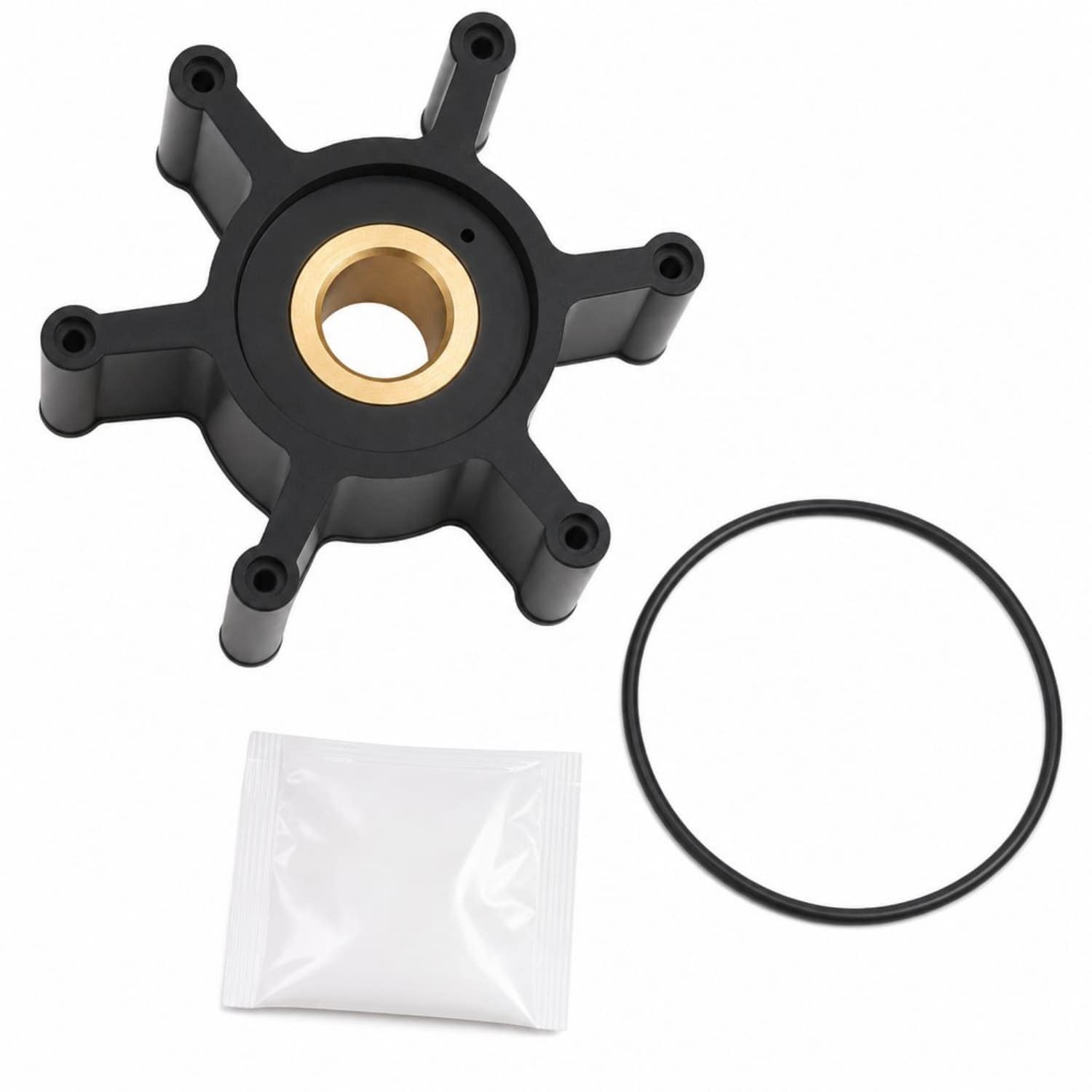 OGETFUUR Upgraded Impeller with O-Ring Kit Black Transfer Pump Replacement