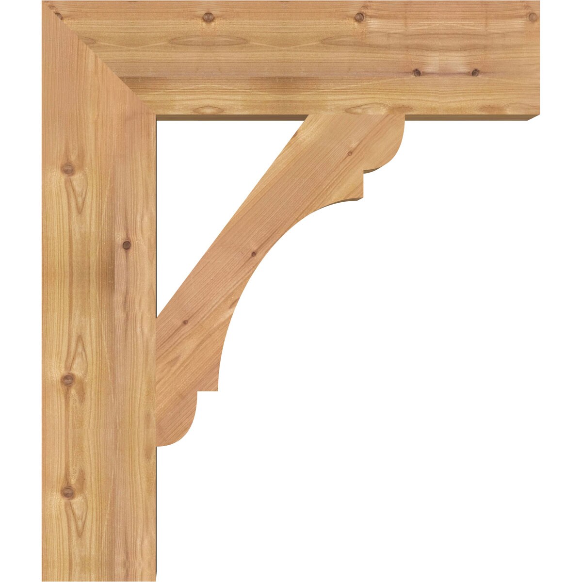 Ekena Millwork BKT06X24X28OLY05SWR Exterior-Brackets-Braces - View #3