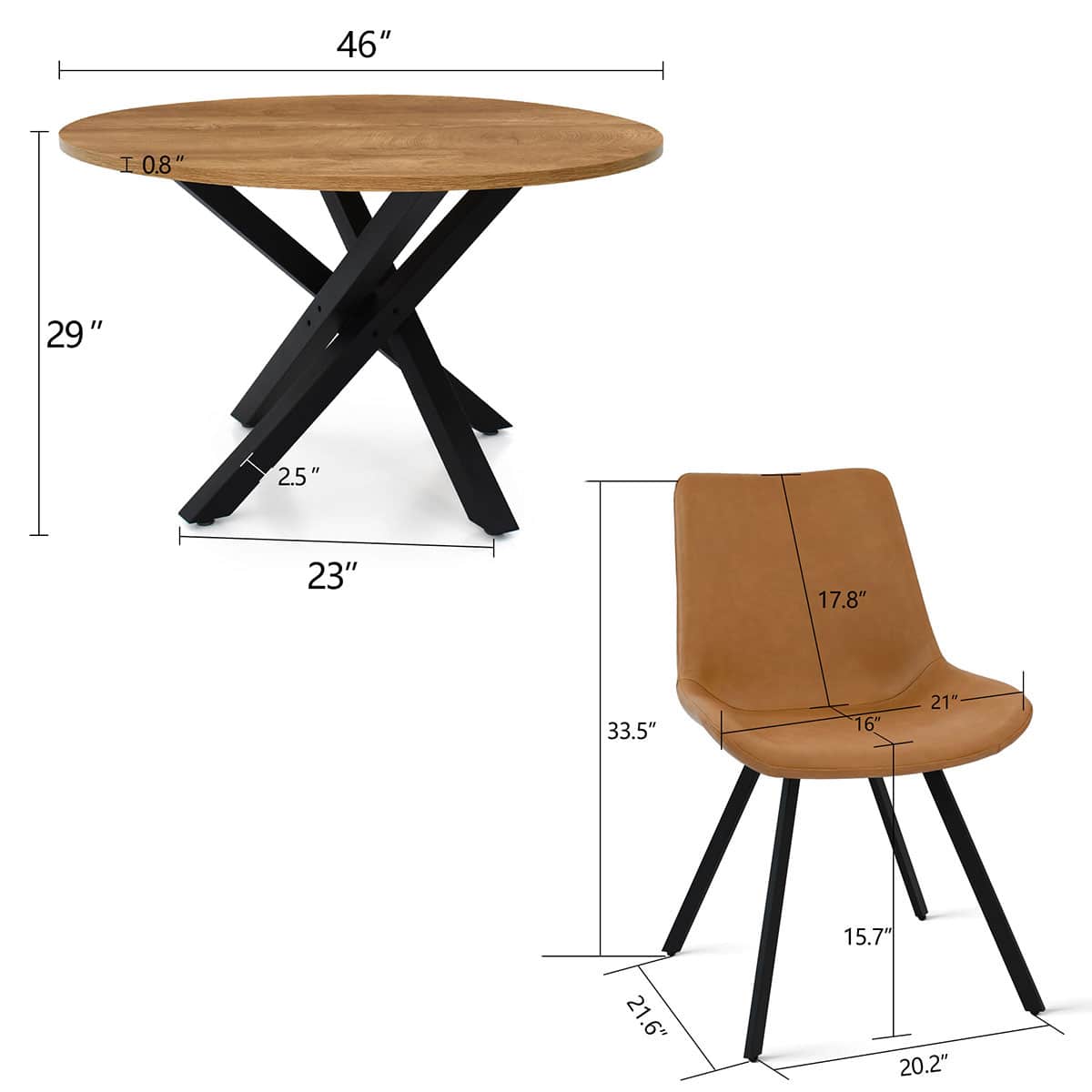 Maison Boucle ROBERT+KOURTNEY-TAN4 Dining-Sets - View #3