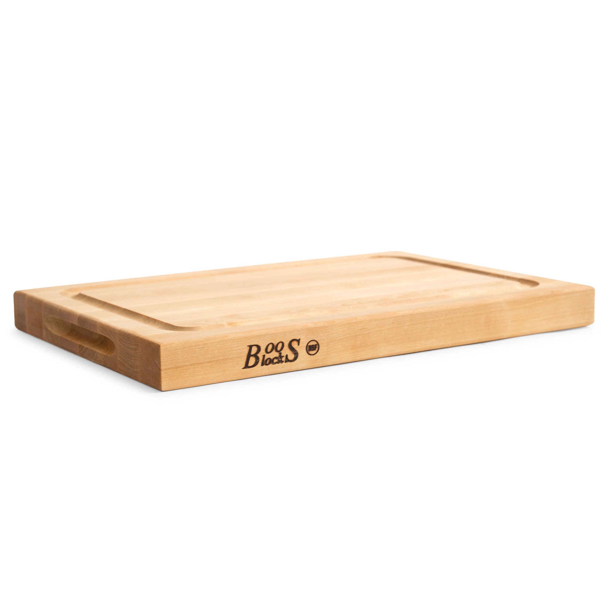 Maple Wood 18" x 12" Reversible Cutting Board with Juice Groove
