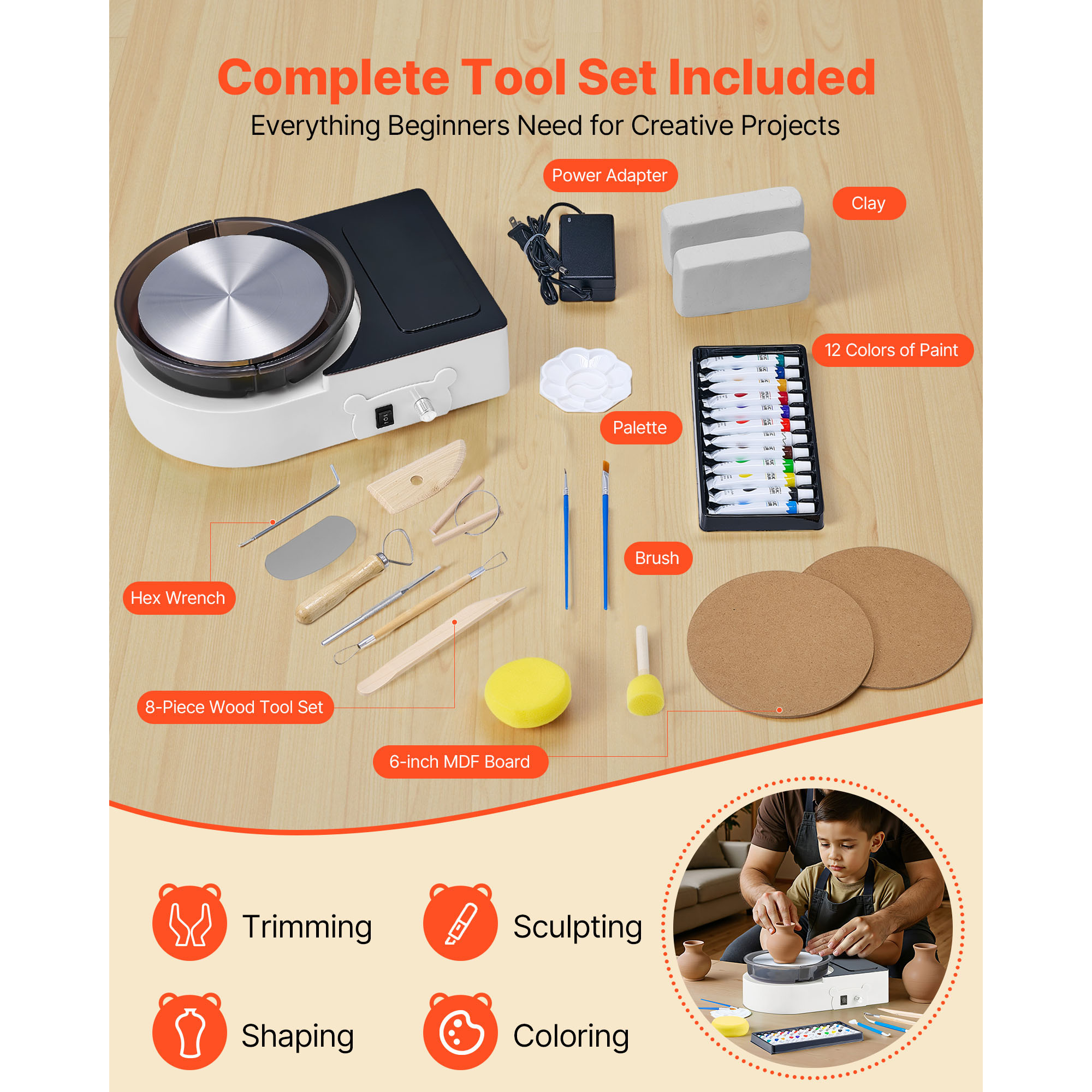 VEVOR SCETLPJFXBSW08420V1 Crafting-Machines-Accessories - View #4