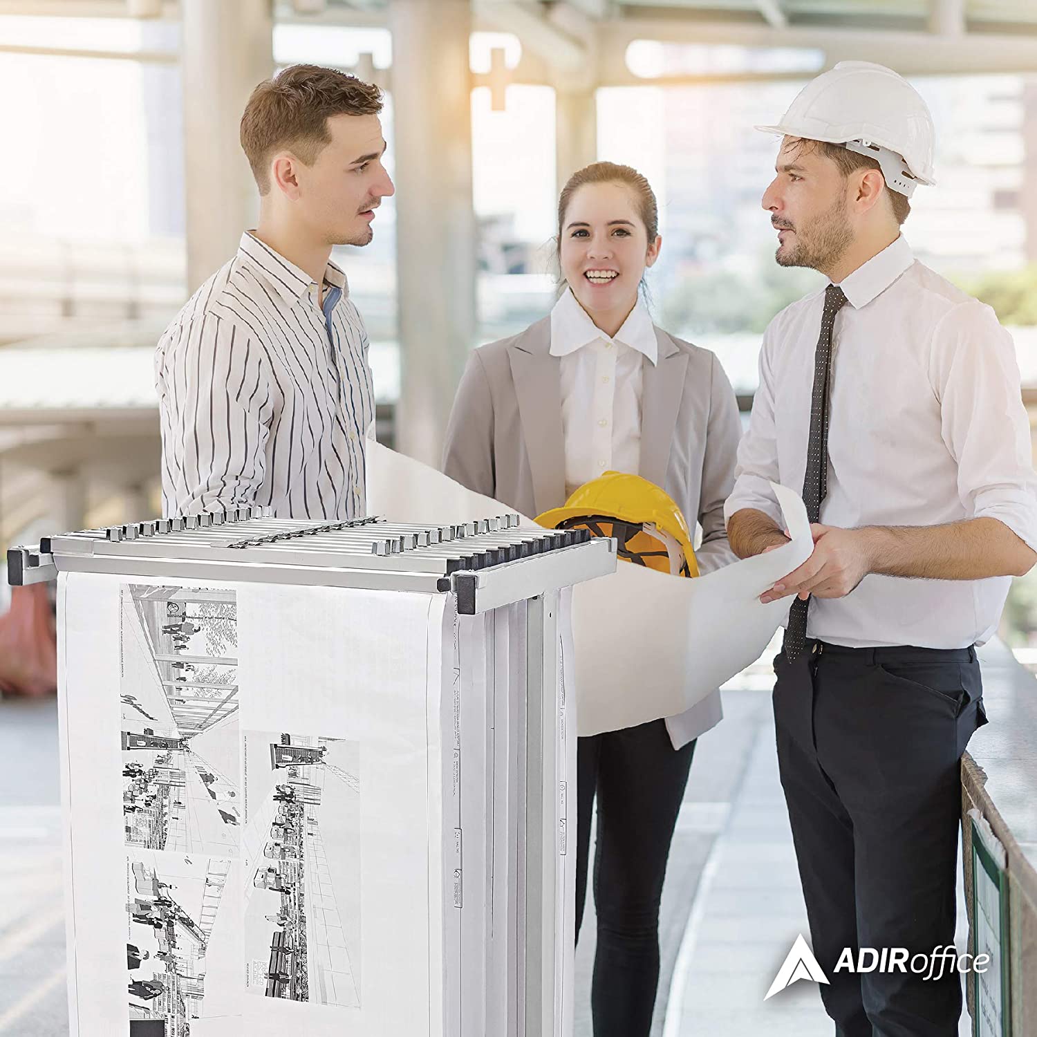 AdirOffice 615-WHI-KIT1 Office-Accessories - View #4