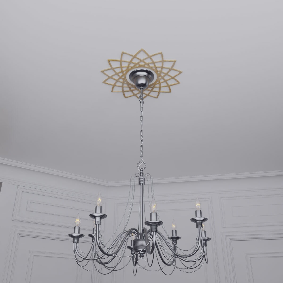 Ekena Millwork CMWP36X36X0375EABI Ceiling-Medallions - View #11