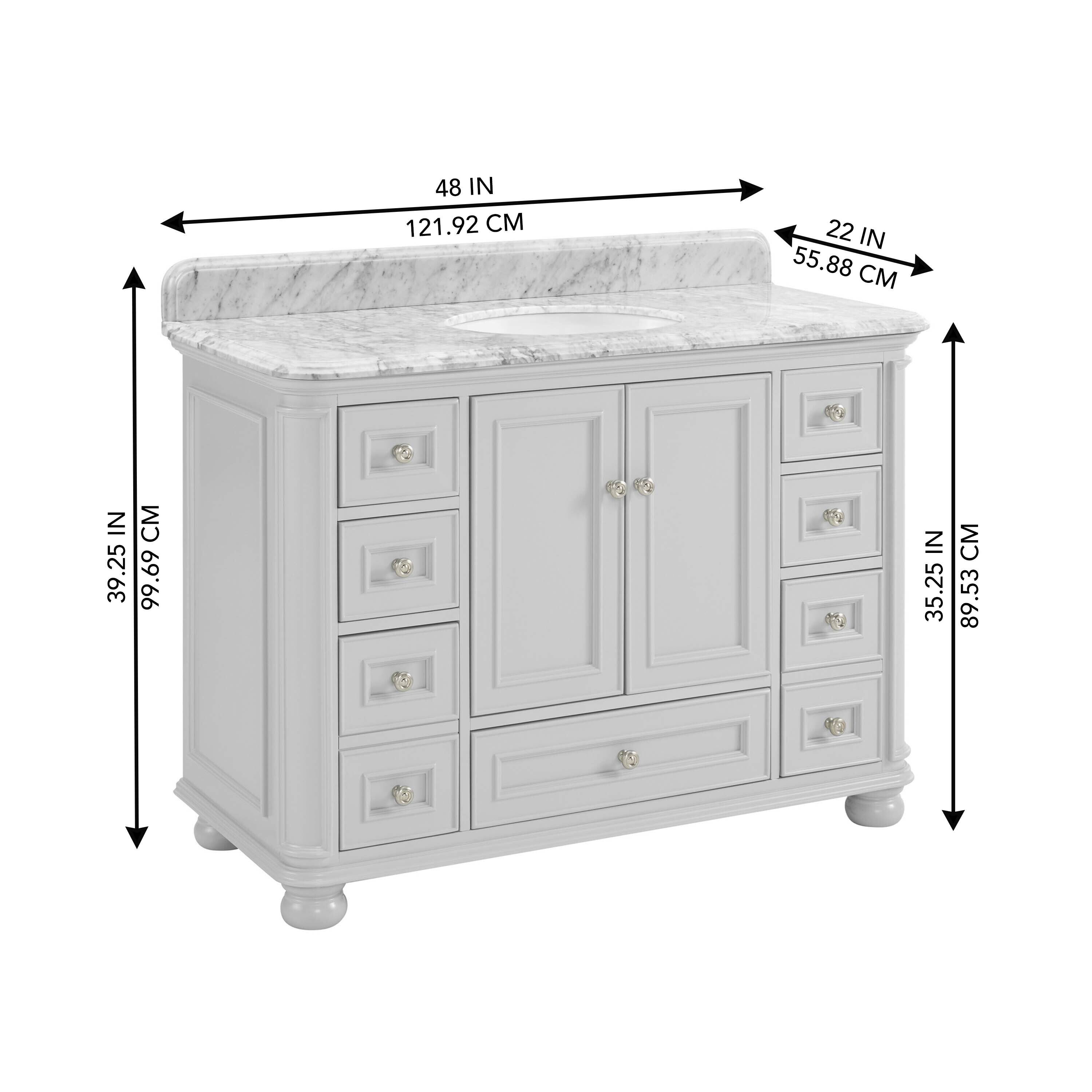 allen + roth 3116VA-48-242L Bath-Vanity-Combo - View #16