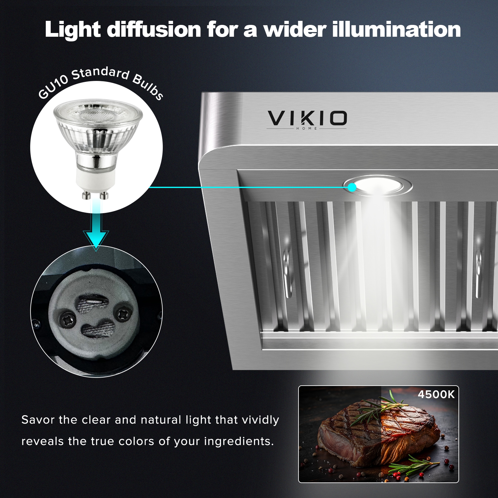 VIKIO HC0230A Undercabinet-Range-Hoods - View #11