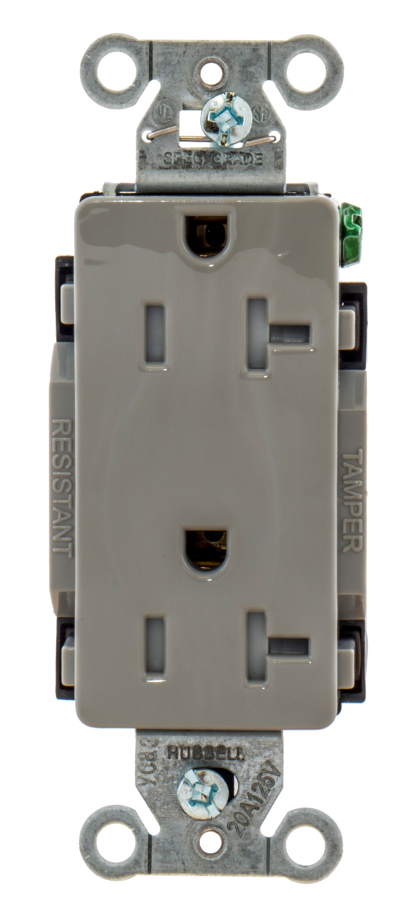 Hubbell DR20GYTRZ receptacles - View #2