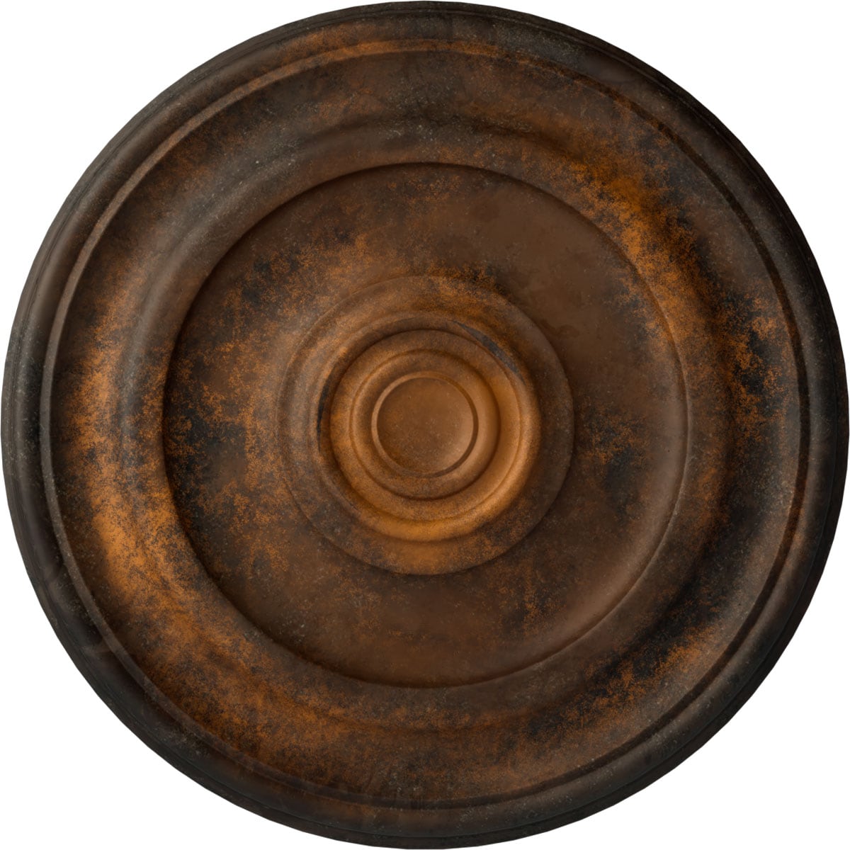 Ekena Millwork CM24KPRUS Kepler Traditional 23.625-in W x 23.625-in L Rust Polyurethane Ceiling Medallion
