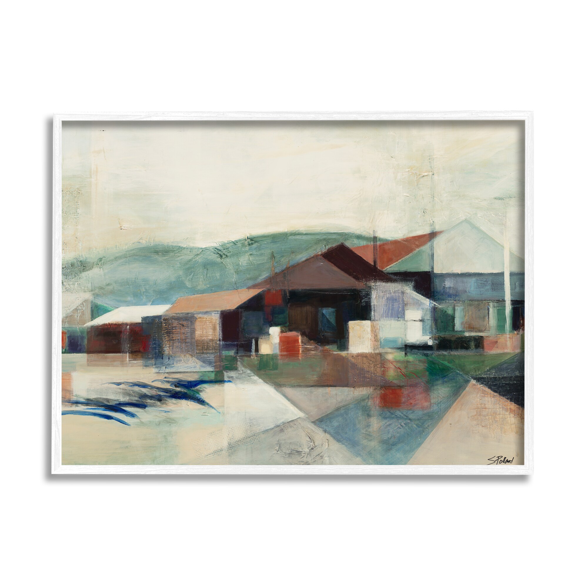 Stupell Industries AF-330-WFR-11X14 Stacy Pollard Framed 14-in H x 11-in W Coastal Print