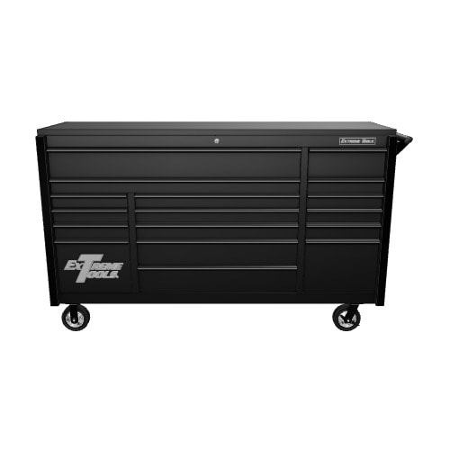 Extreme Tools DX Series 72-in W x 42.75-in H 17-Drawer Steel Rolling Tool Cabinet (Green)