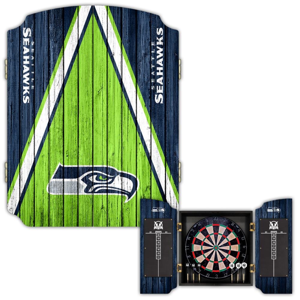 Victory Tailgate Seattle Seahawks NFL Dartboard Cabinet at