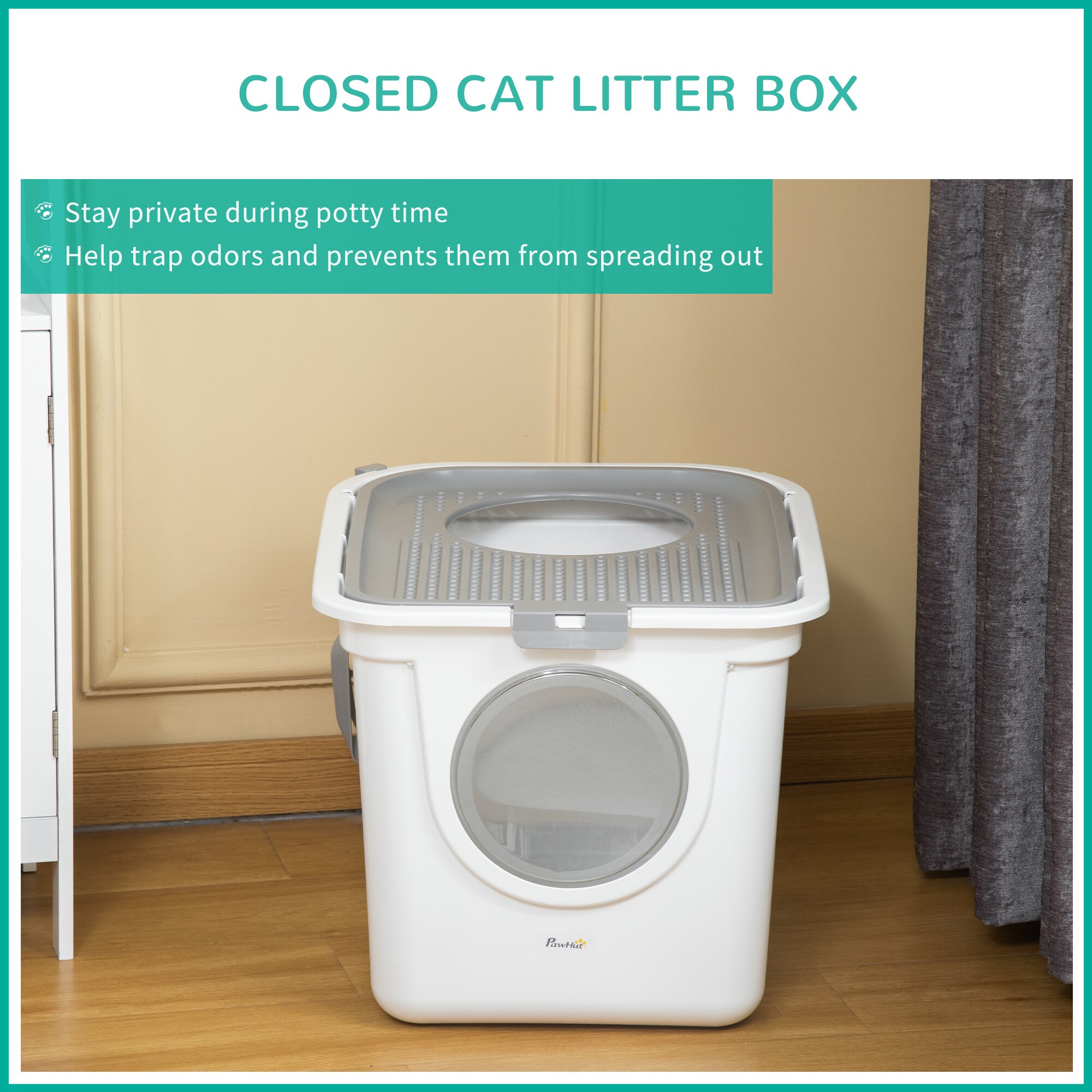 PawHut D31-049 Cat-Litter-Box - View #9
