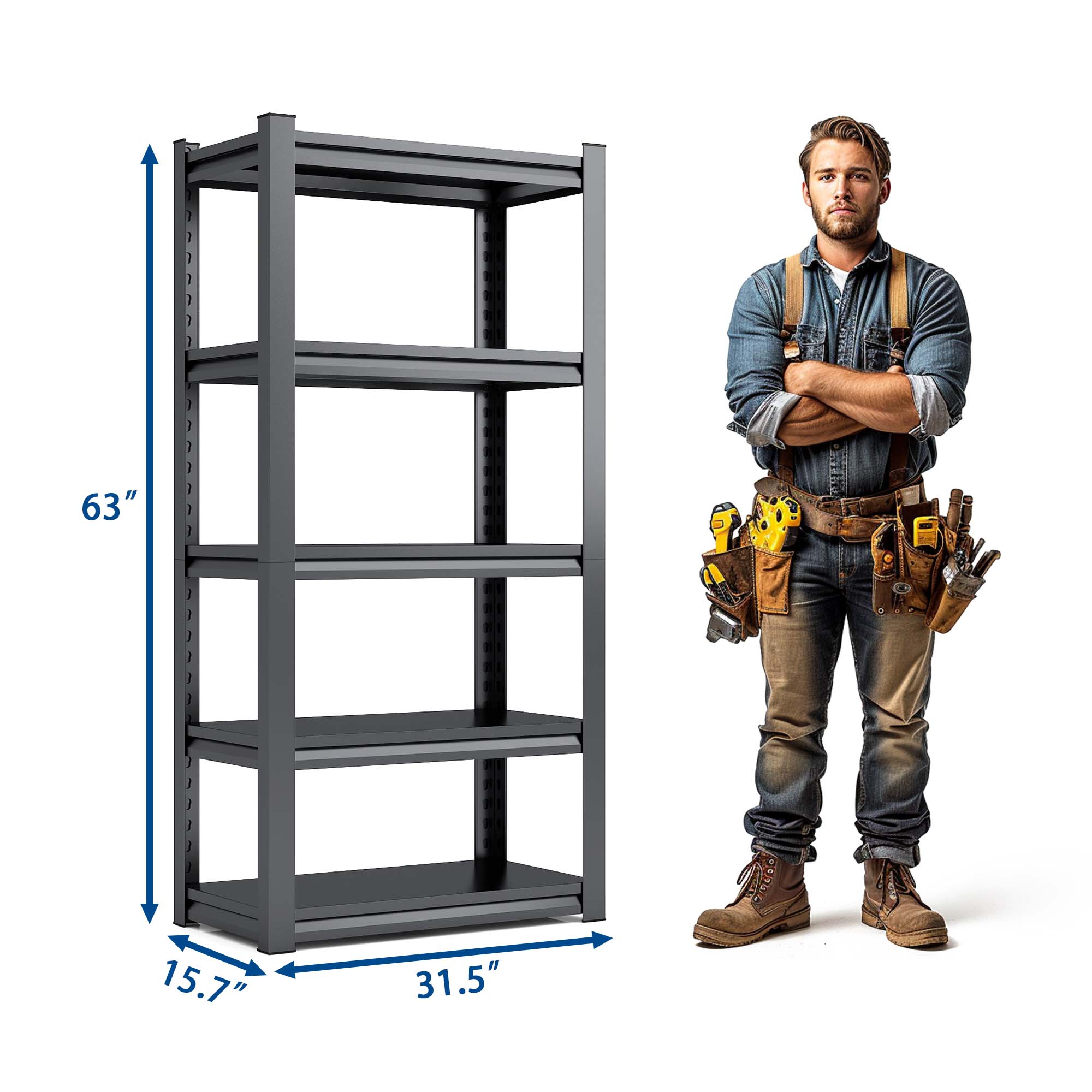 Wooakway FXLS0601-510A16 Free-Standing-Shelving - View #8